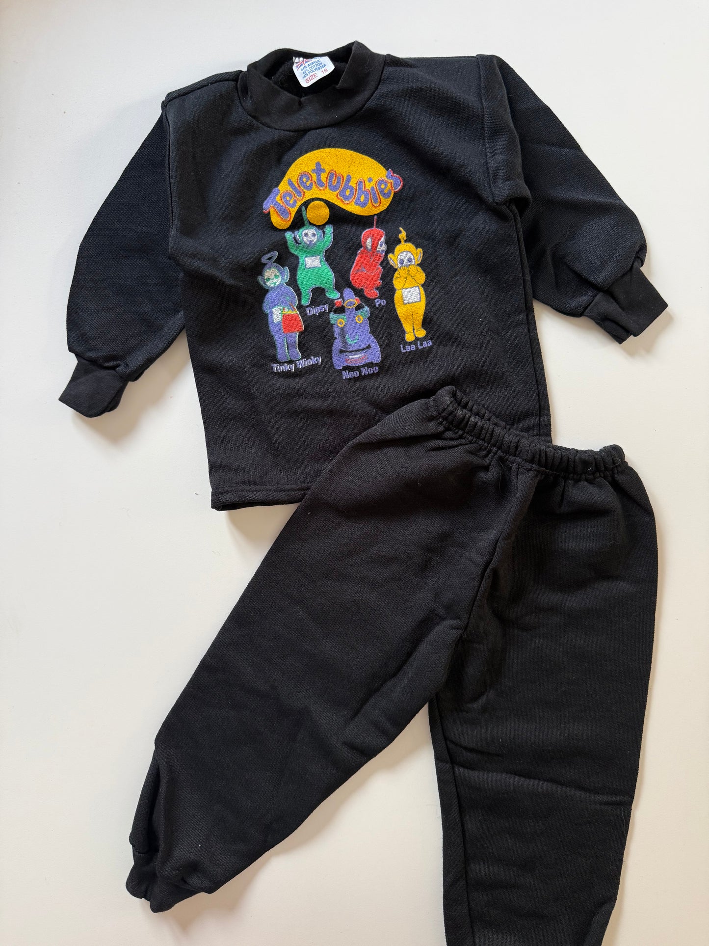 Vintage Teletubbies tracksuit set. Size 18 months