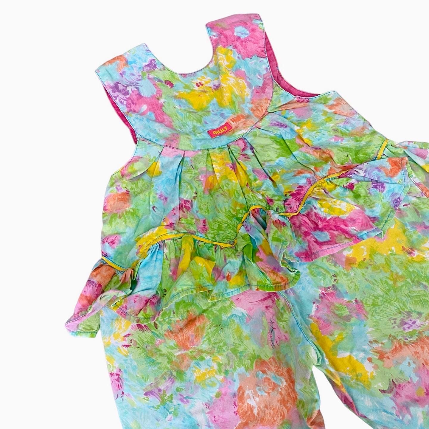 Vintage 80s oilily jumpsuit romper. Size 6 months