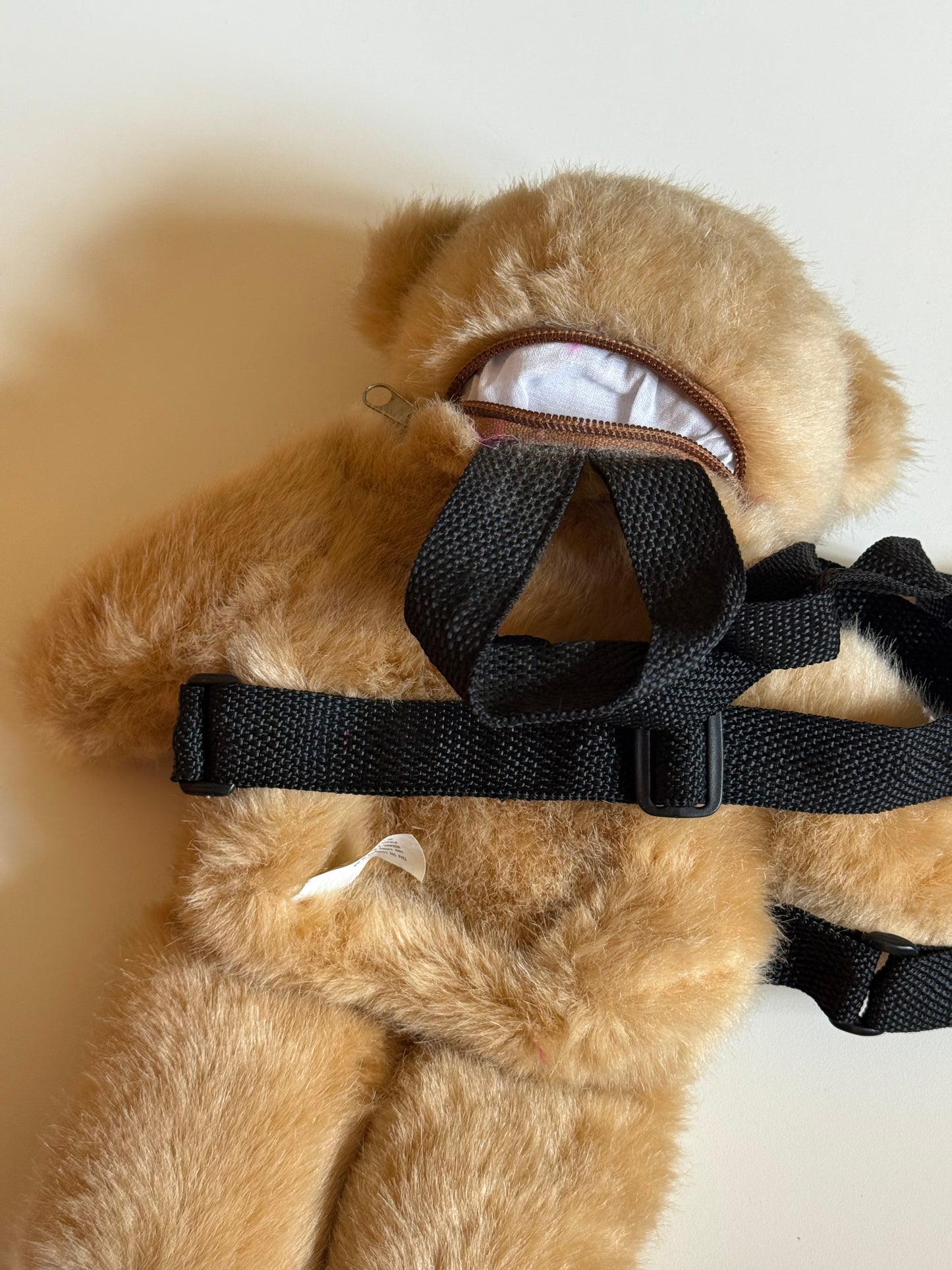 Vintage Teddy plush rucksack