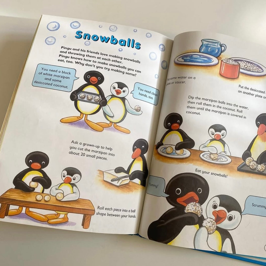 Pingu a4 annual 1995. A small amount of drawing