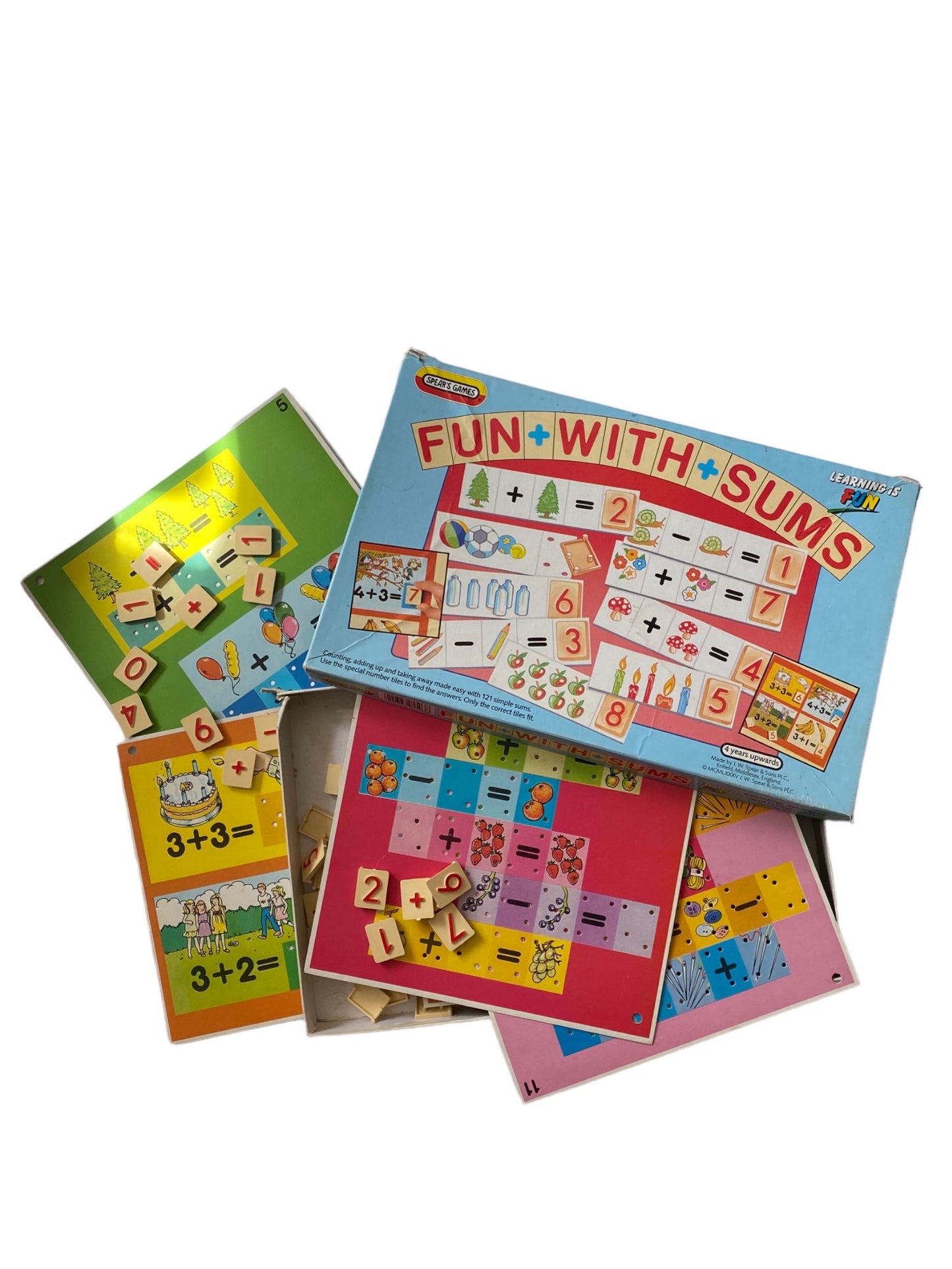 Vintage 1985 ‘fun with sums’ board game toy