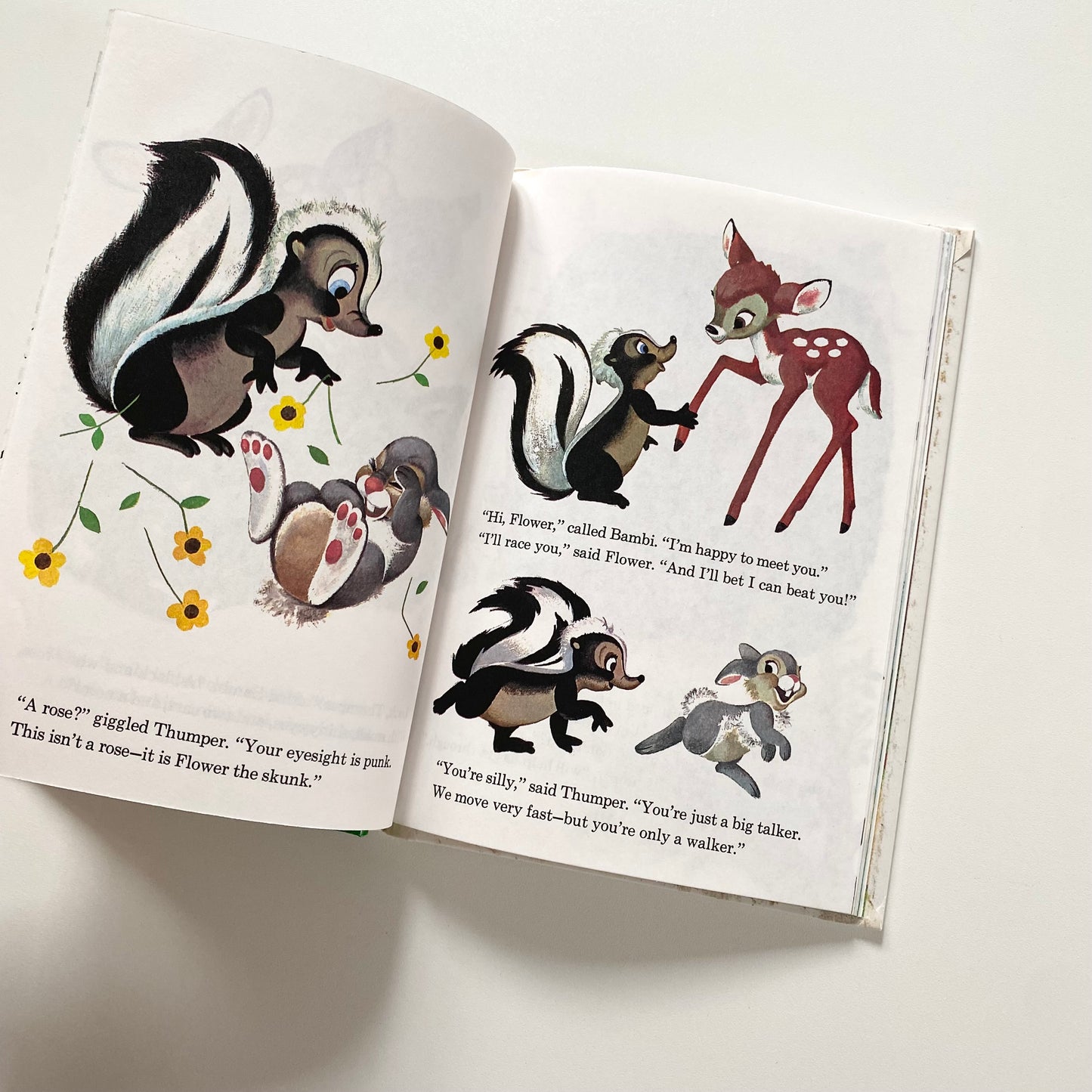 Vintage 1972 Disney Bambi book