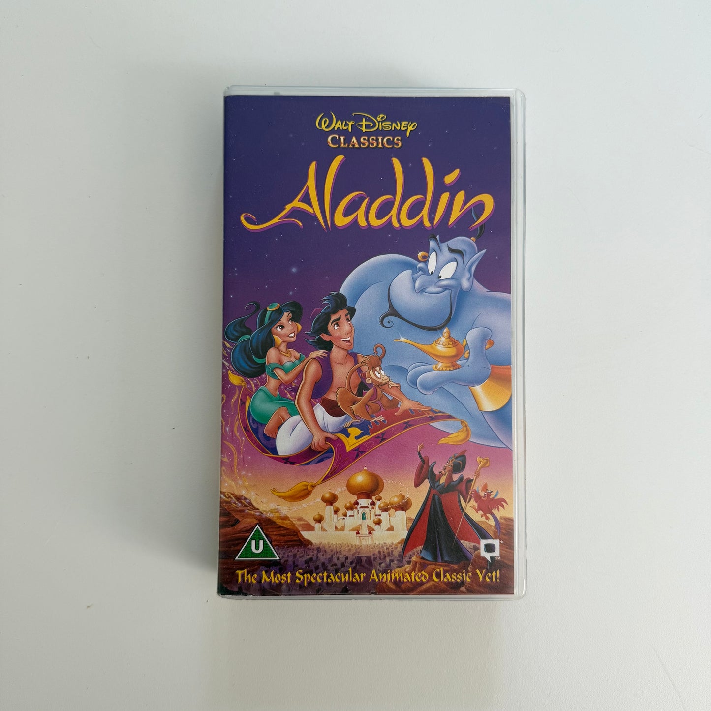 Vintage Aladdin vhs tape