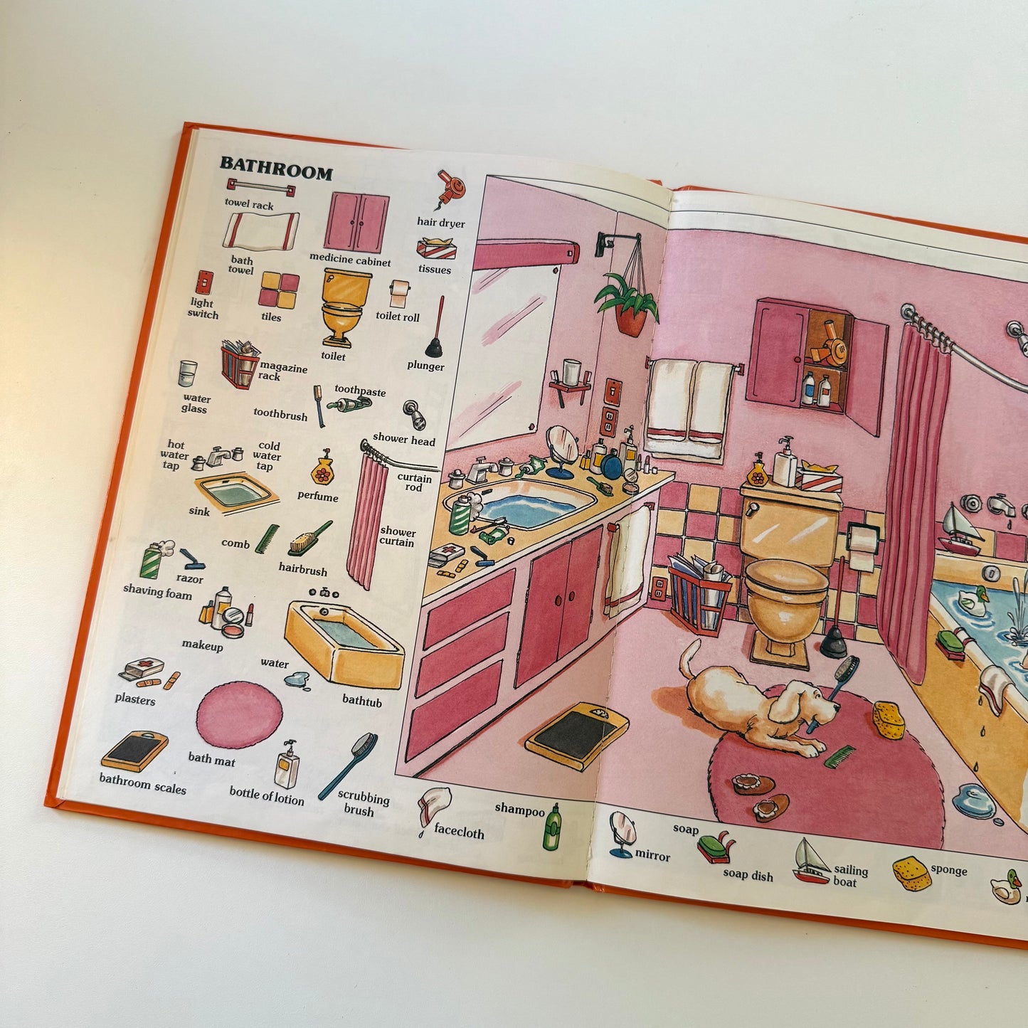 Vintage 1987 around the house a4 book