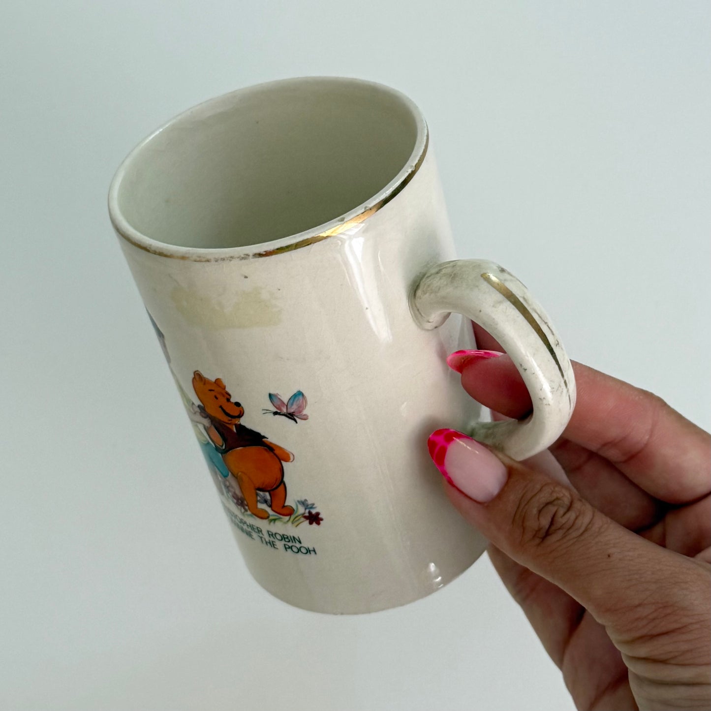 Vintage ceramic Winnie the Pooh mug. Marks as shown