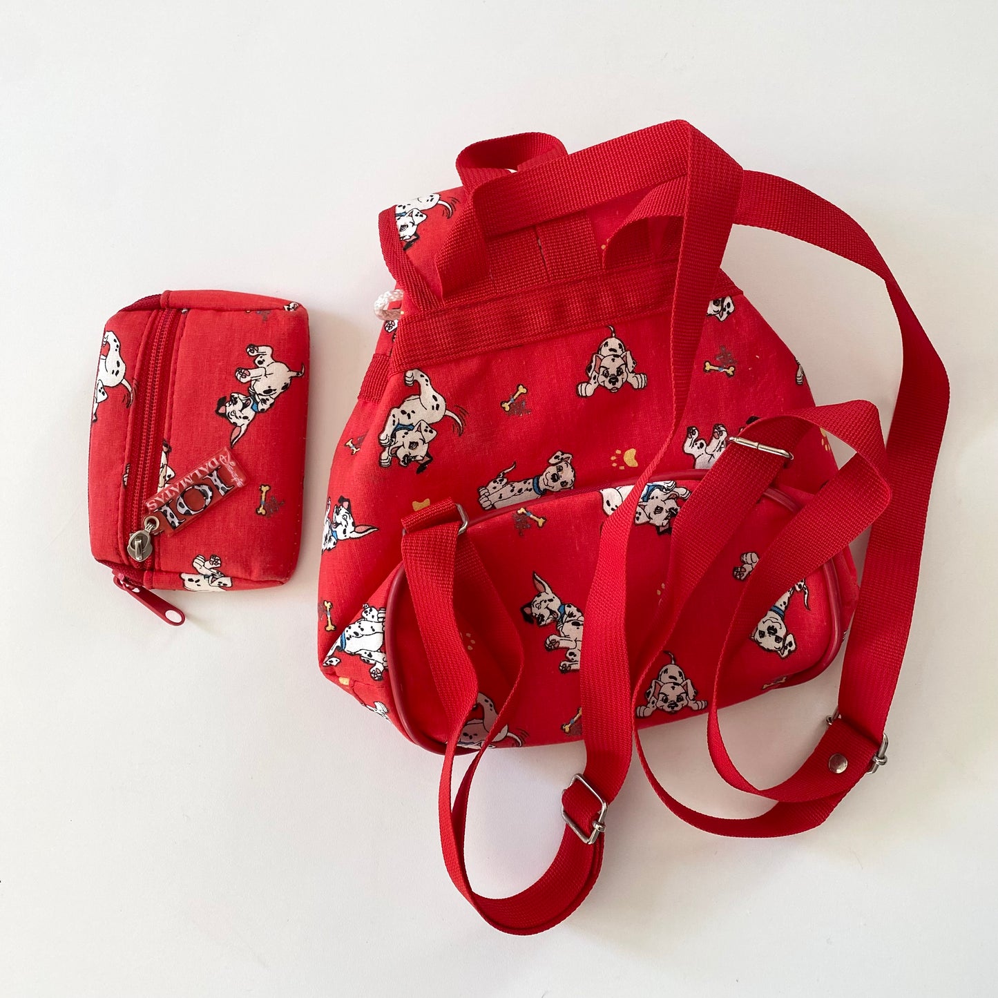 Vintage Disney 101 dalmations rucksack & purse set.