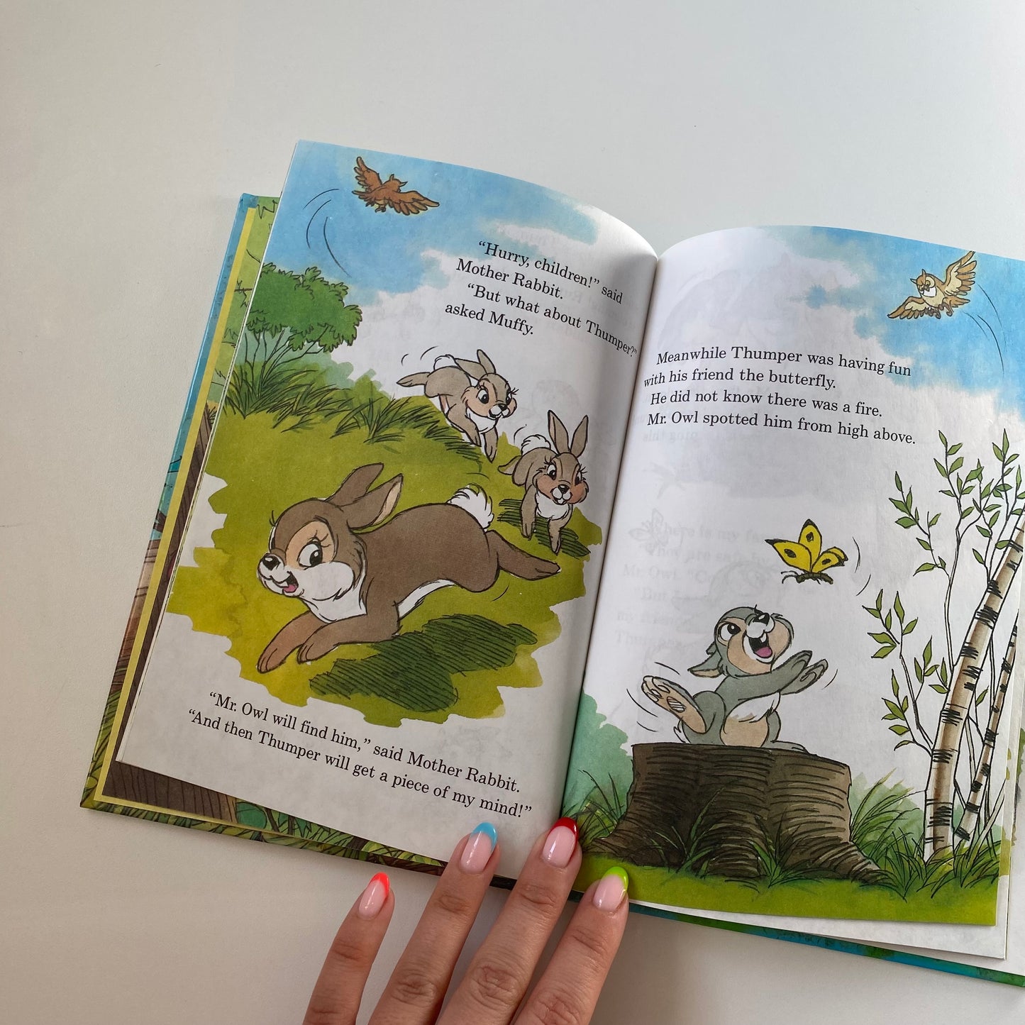 Vintage 1982 Disneys thumper book.