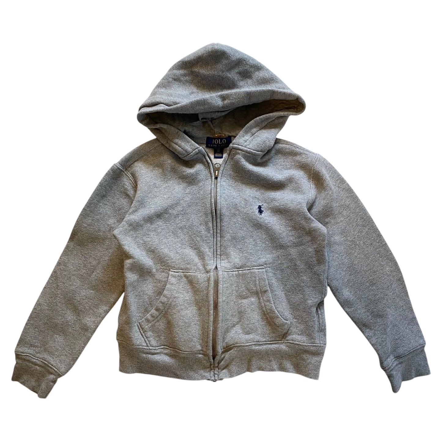 Ralph Lauren grey zip up jacket. Size 8 years