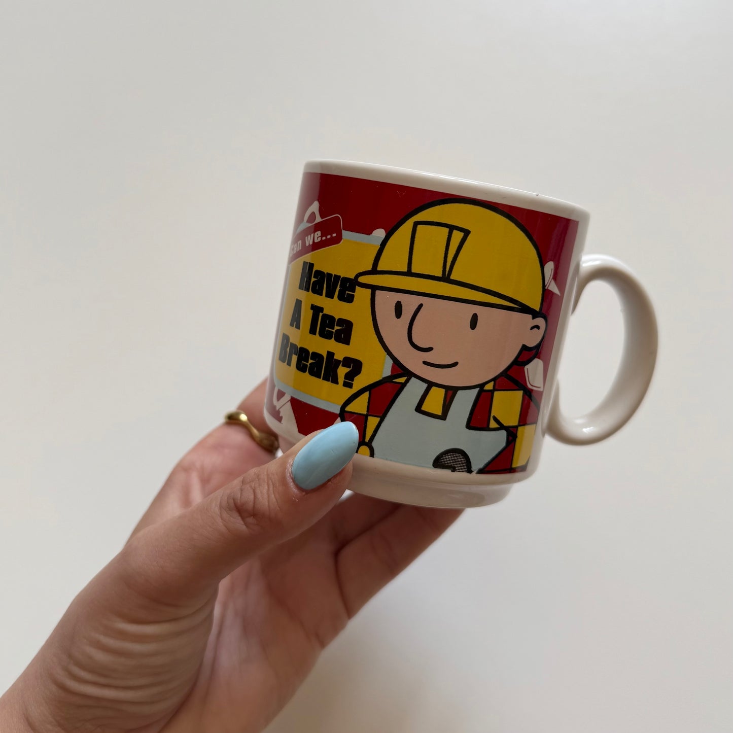 Vintage 2000 Bob the builder ceramic mug