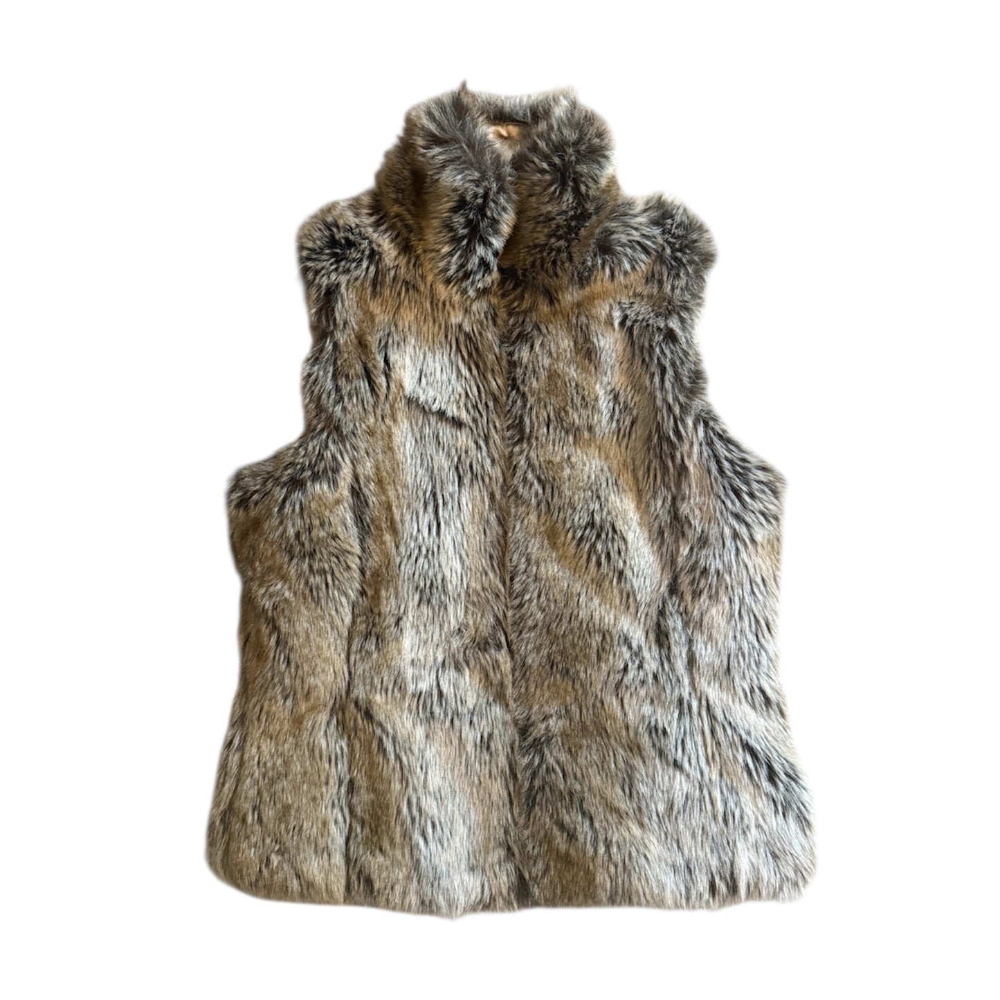 Vintage 90s warehouse zip up faux fur gilet sleeveless jacket
Imo size 8-10