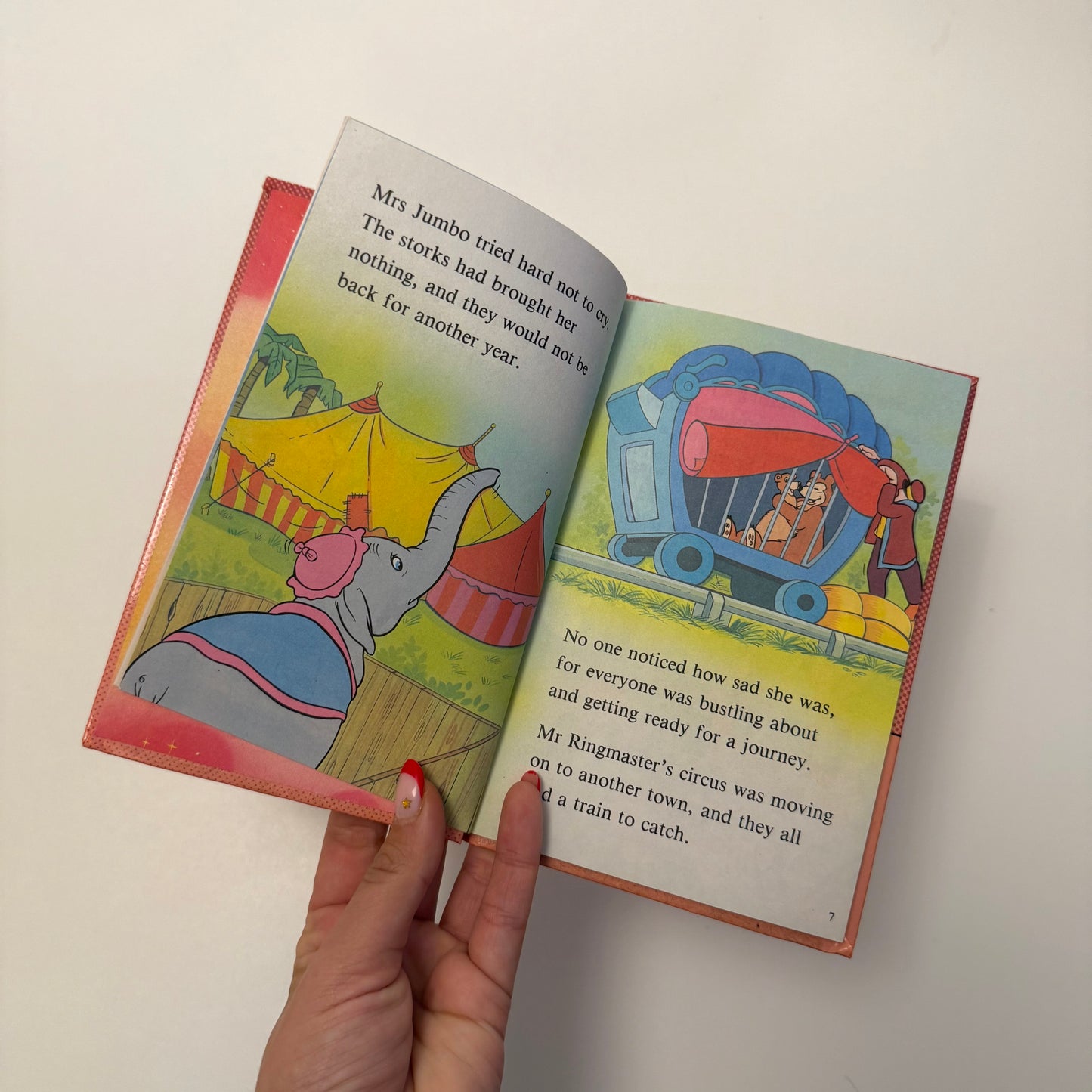 Vintage 1988 ladybird dumbo book