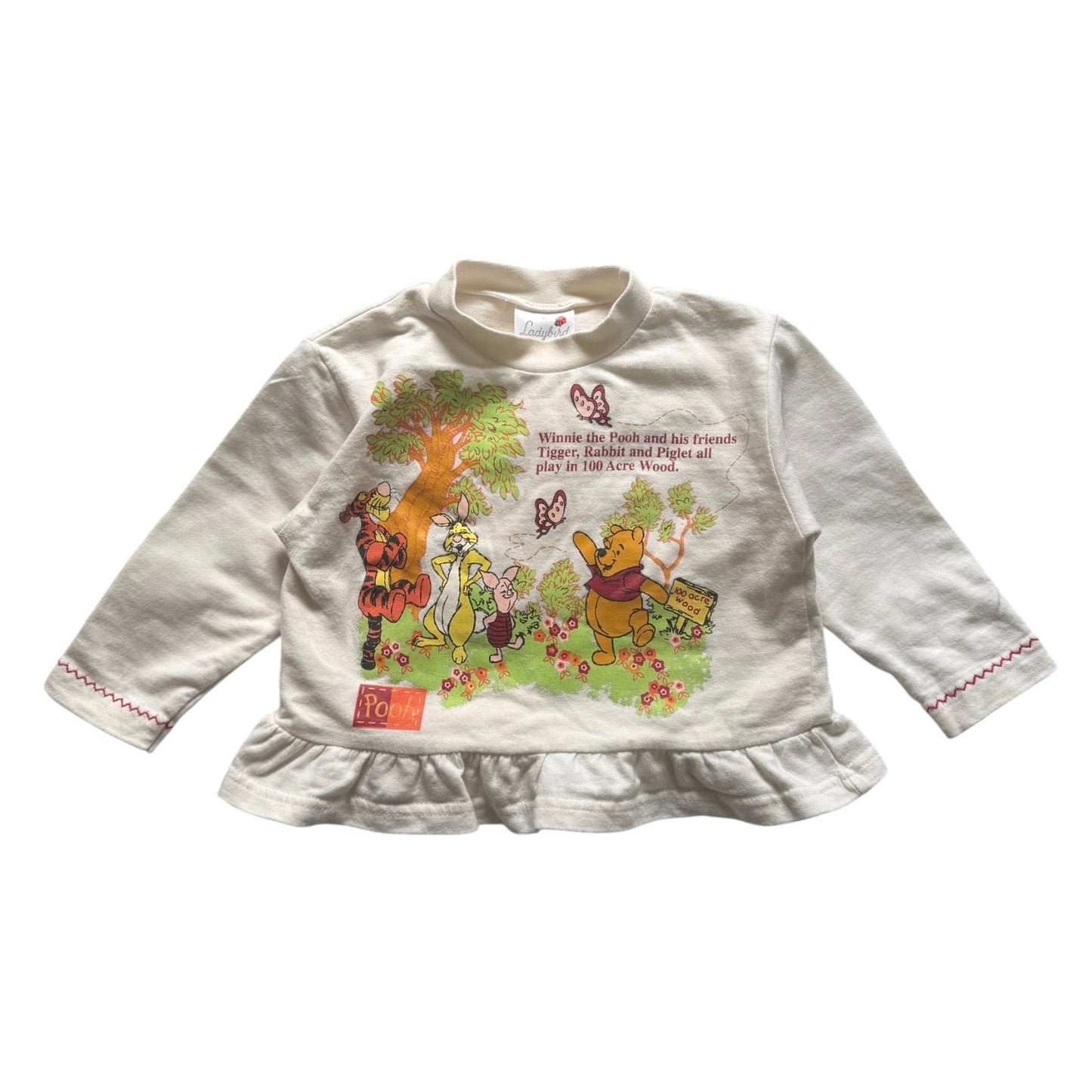 Vintage ladybird 🐞 Winnie the Pooh sweatshirt. 12-18 months.