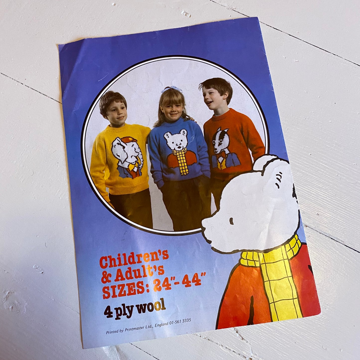 Rupert knitting pattern