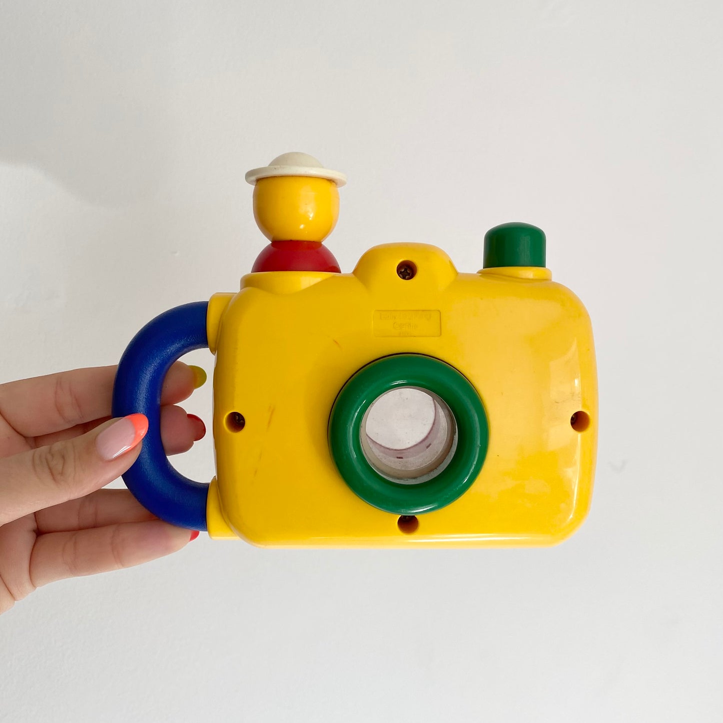 Vintage ELC colour block camera toy. Some scratches on the lense