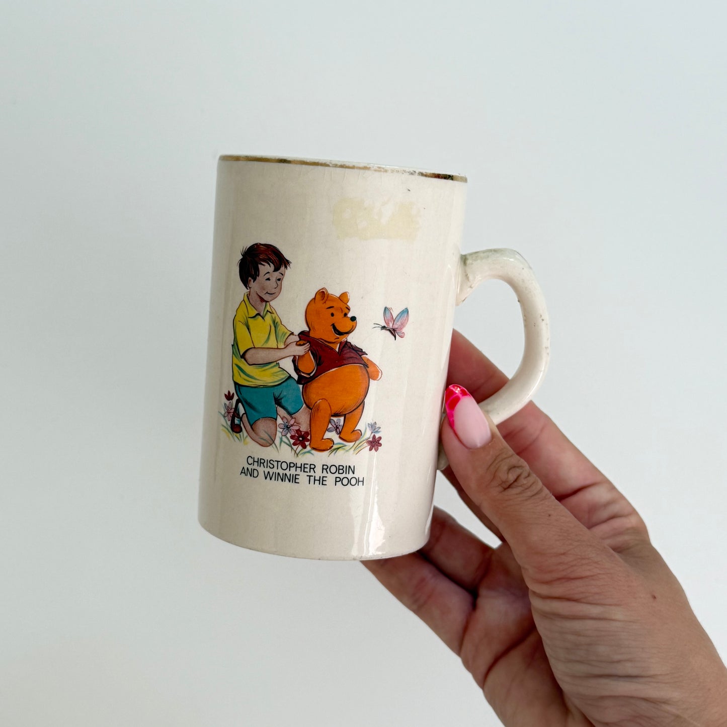 Vintage ceramic Winnie the Pooh mug. Marks as shown