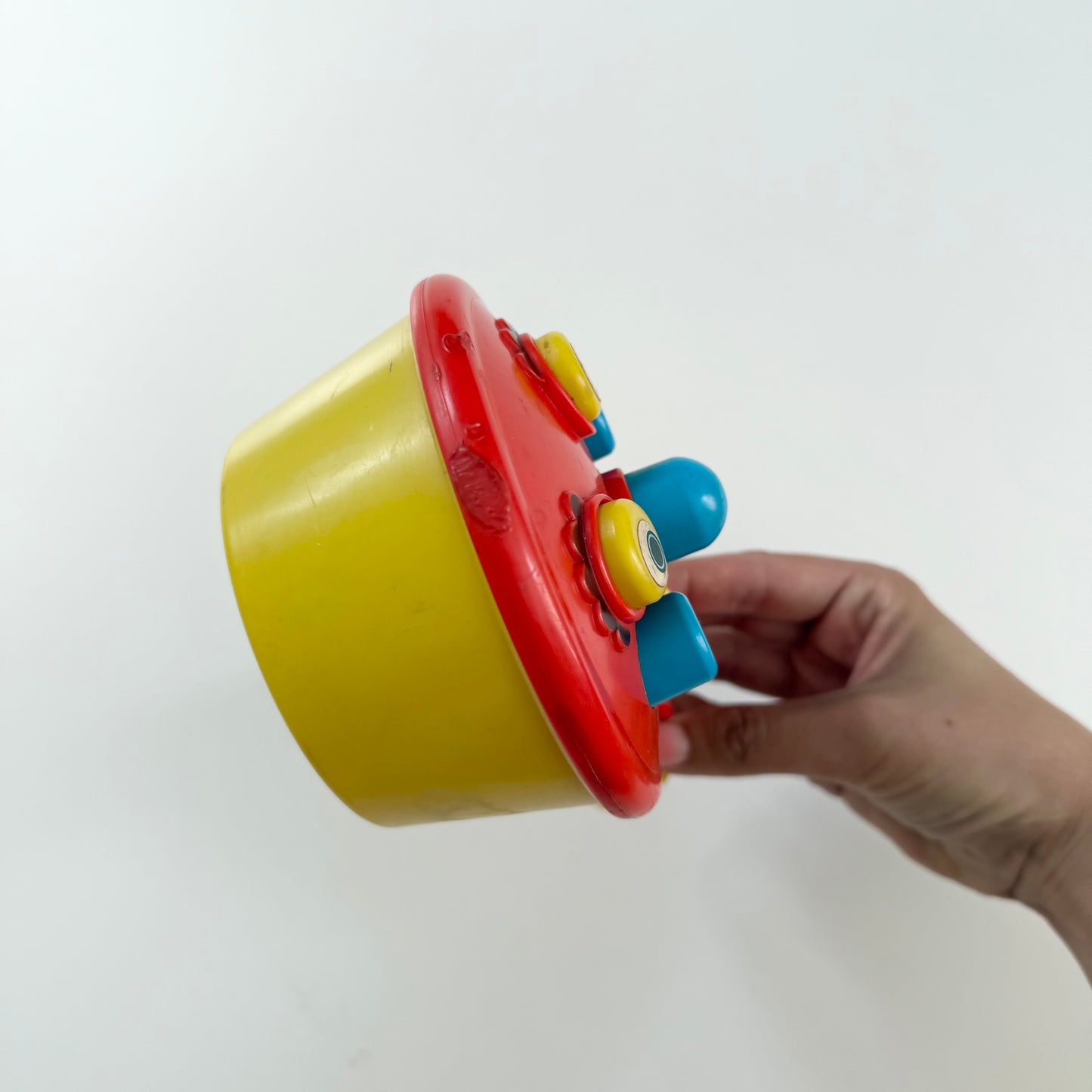 Vintage Sam the pan toy. Condition as shown