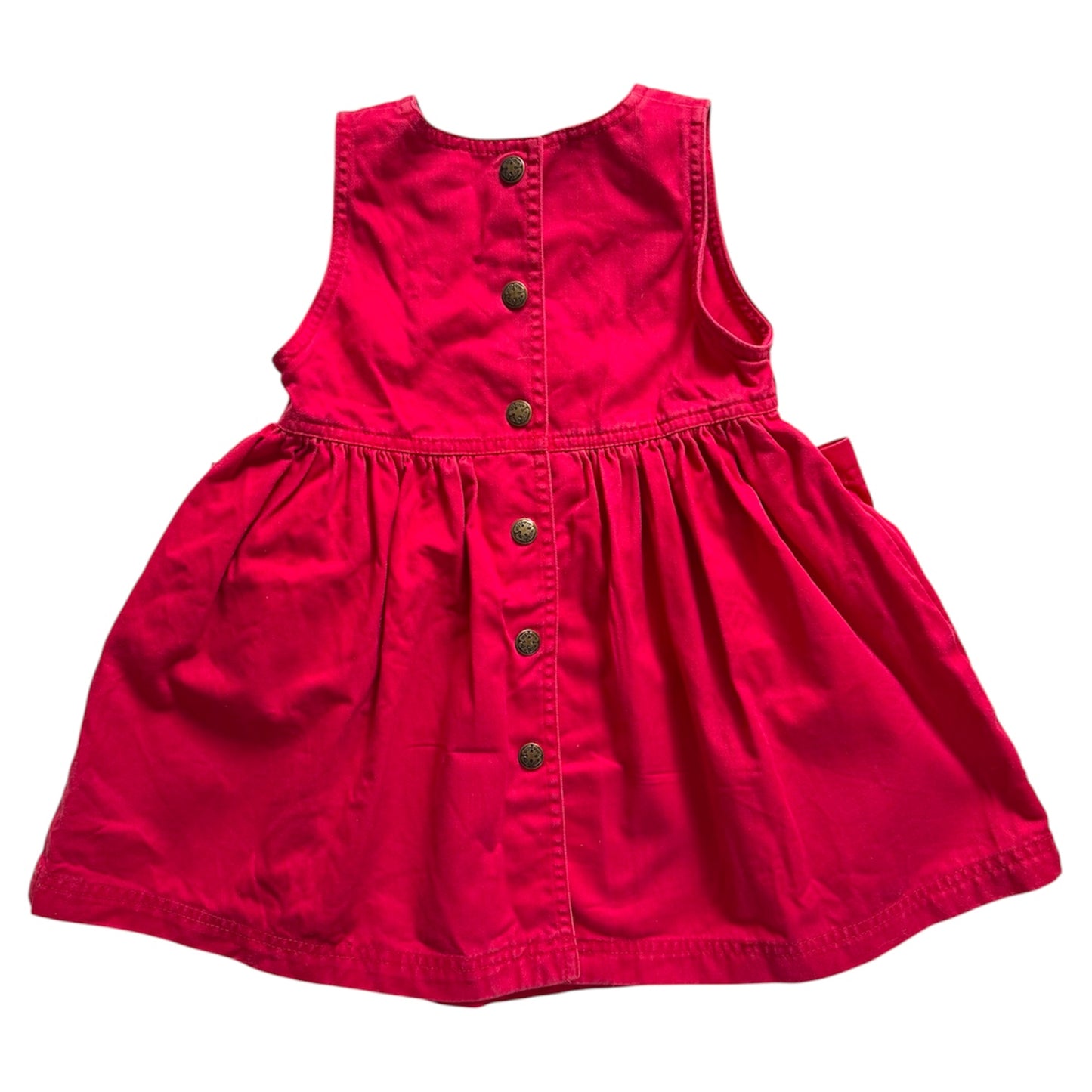 Vintage red Oshkosh dress. Size 12 years