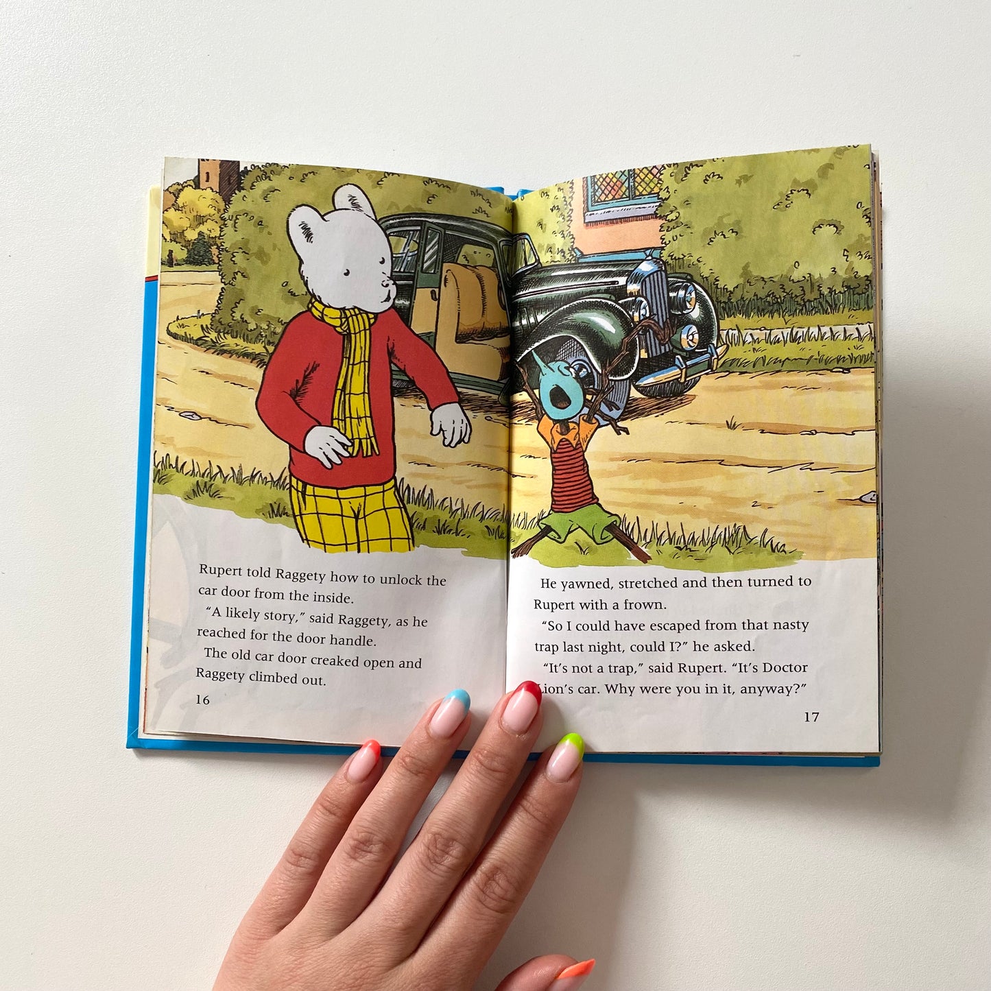 Vintage 1993 Rupert bear book