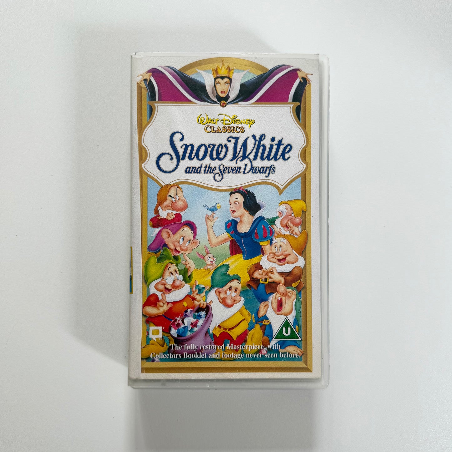 Vintage Disney Snow White vhs tape