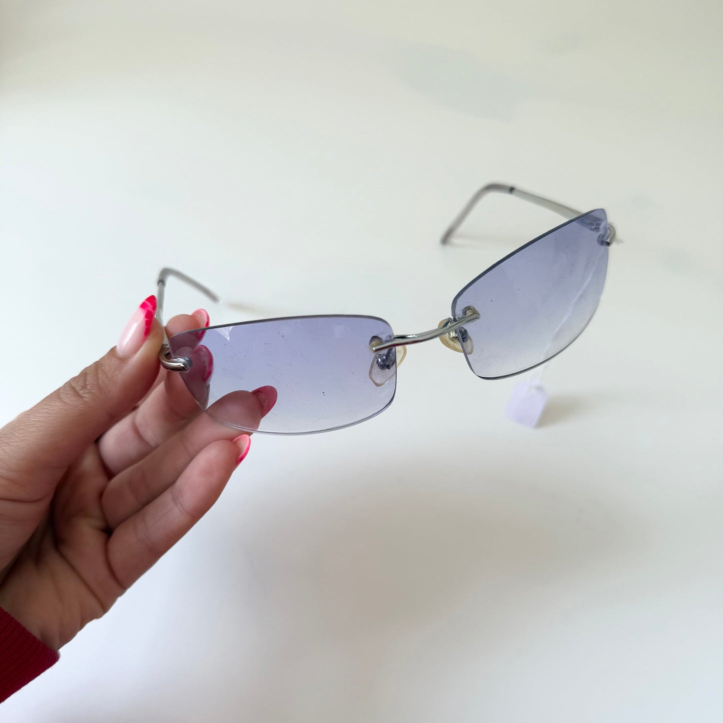 Vintage Y2K blue sunglasses