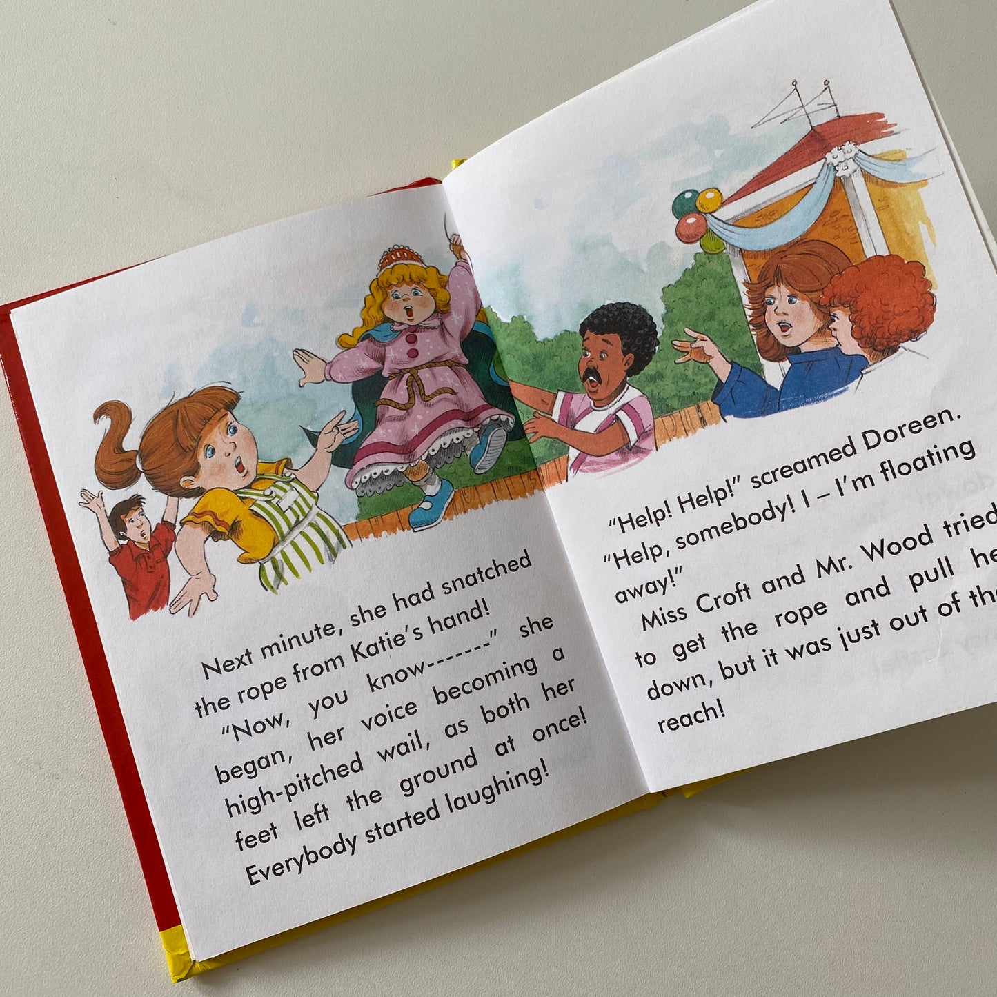 Vintage 1992 Katie and the carnival book