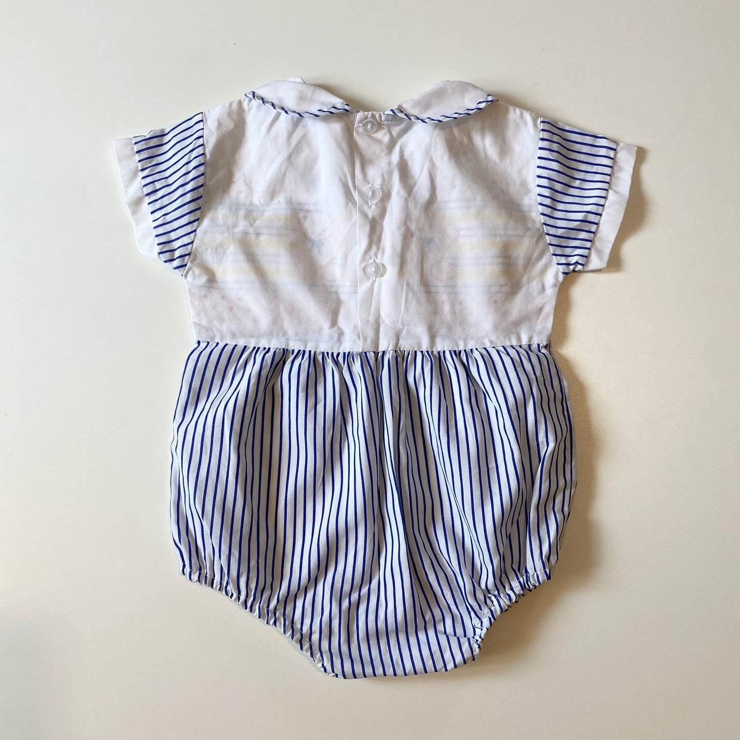 Vintage cotton romper. Size 6-12 months