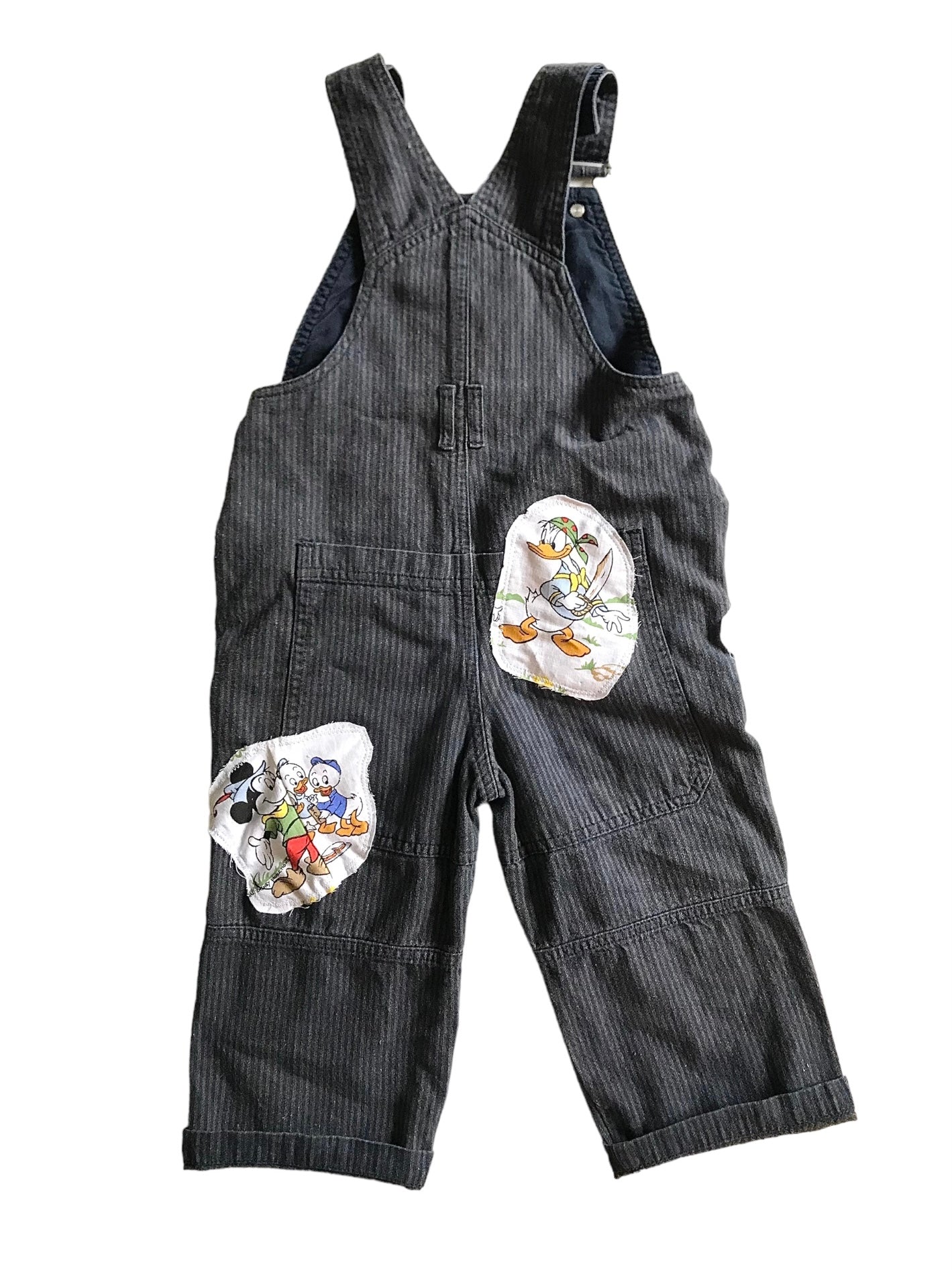 Vintage adams Mickey Mouse reworked dungarees. 2-3 years