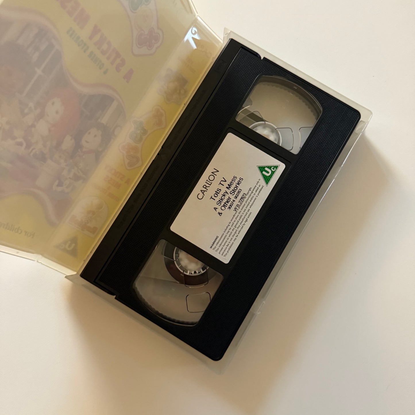 Vintage 1993 tots tv vhs tape