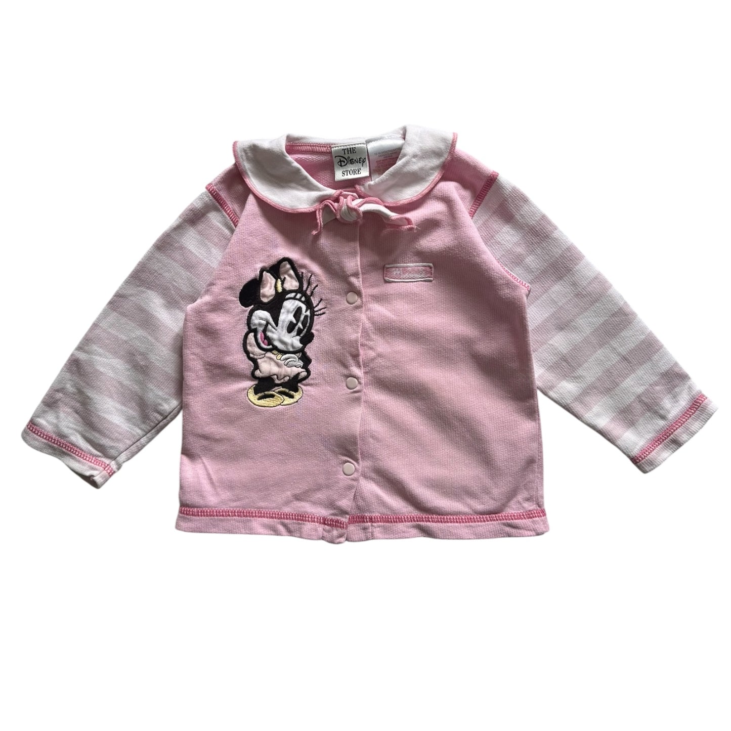 vintage Disney store Minnie Mouse long sleeved top. 12-18 months.