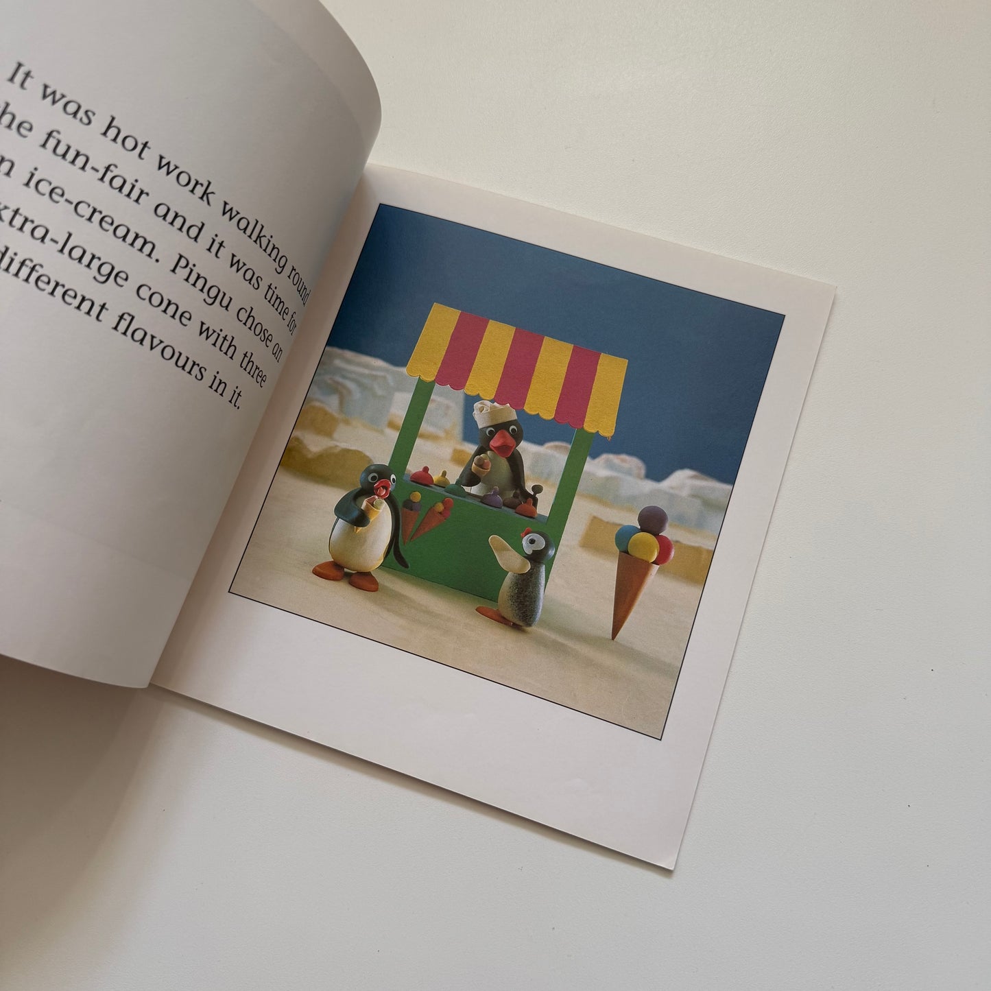 Vintage 1995 paper back pingu book