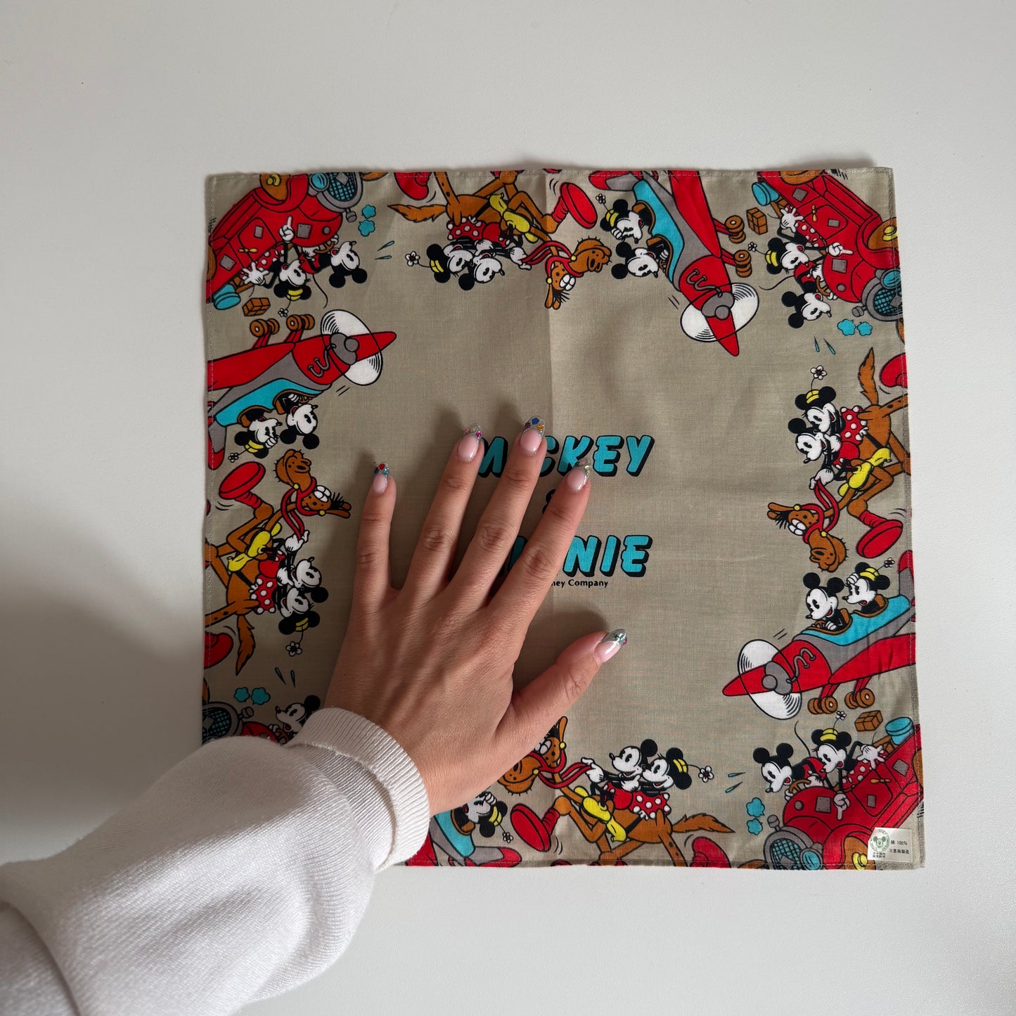 Vintage Mickey Mouse Disney handkerchief
