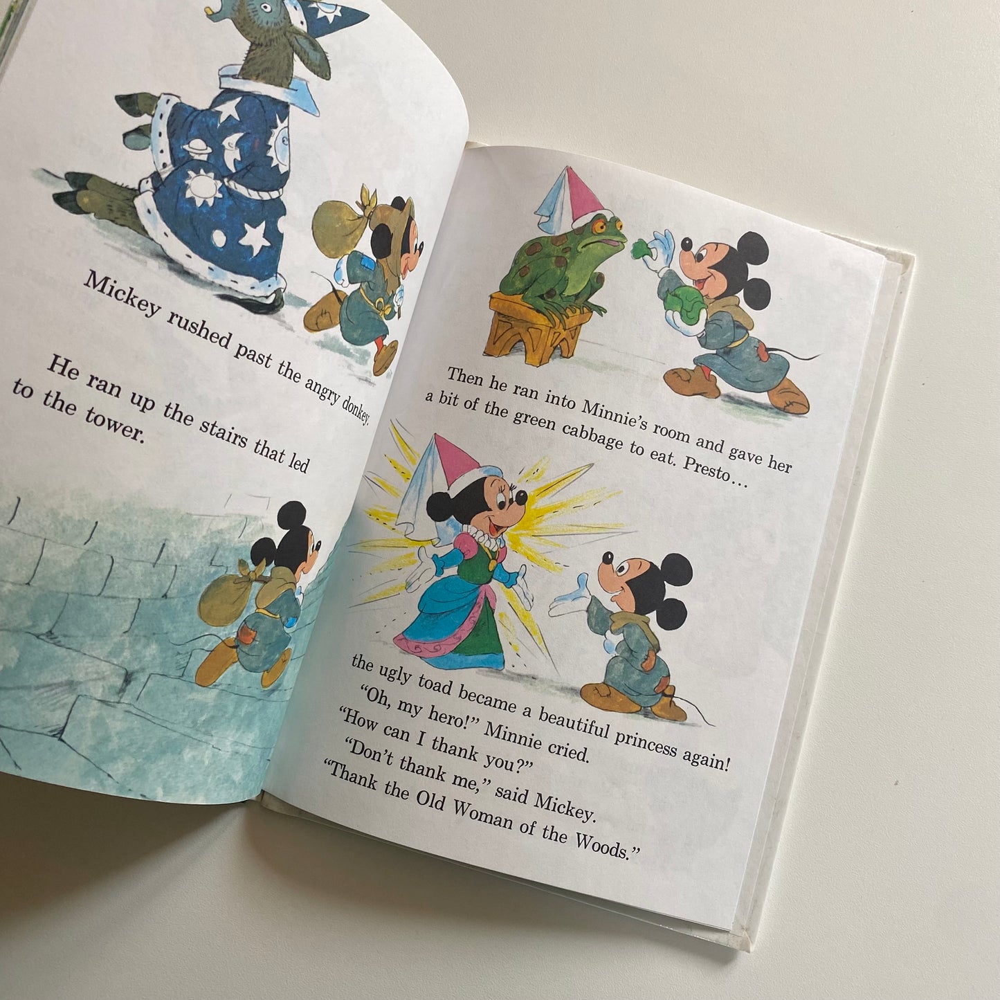 Vintage 1975 Disney Mickey Mouse book