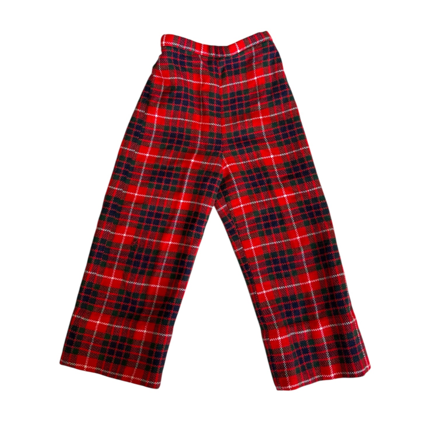 Vintage tartan print trousers. Size 3-4 years
