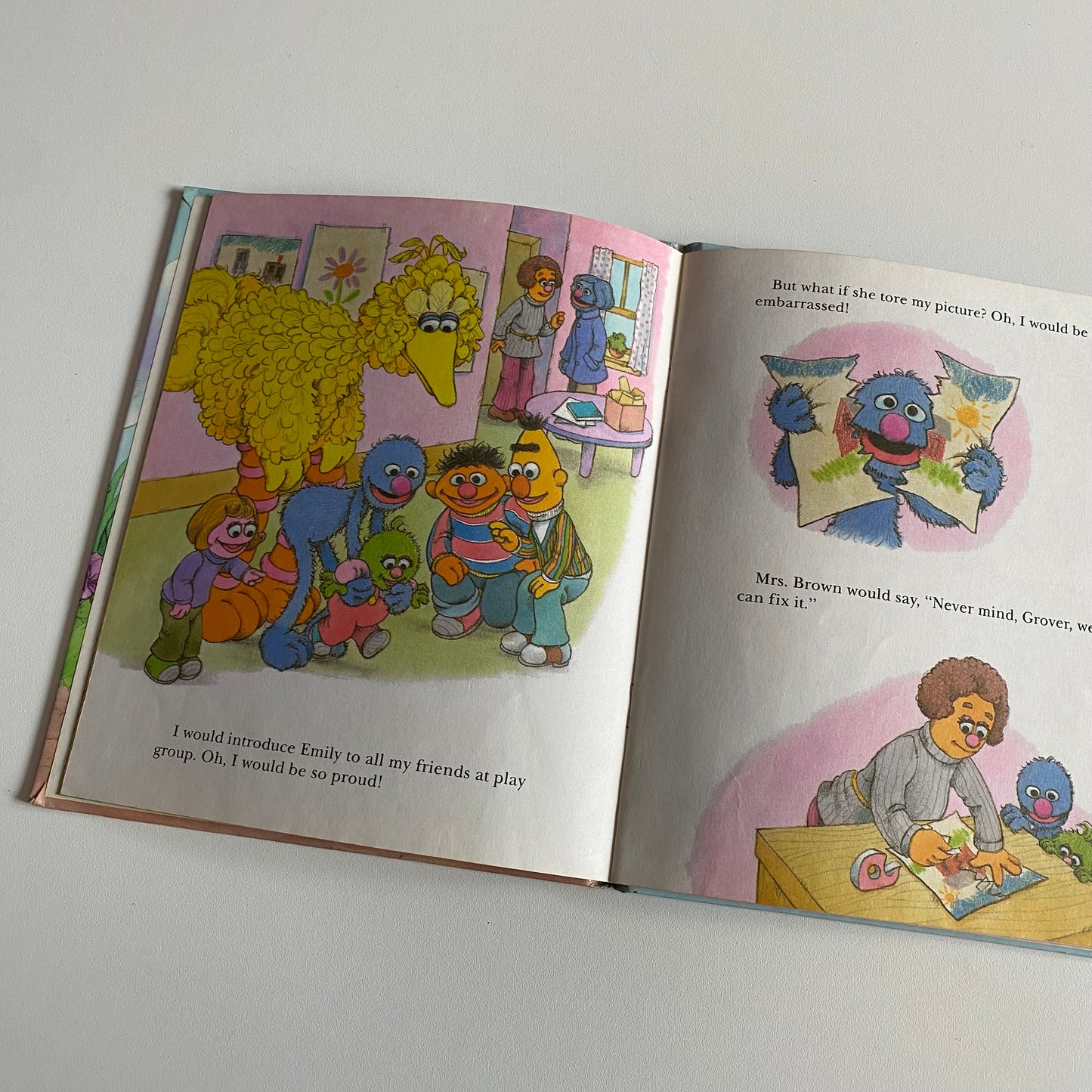 Vintage 1987 Sesame Street book