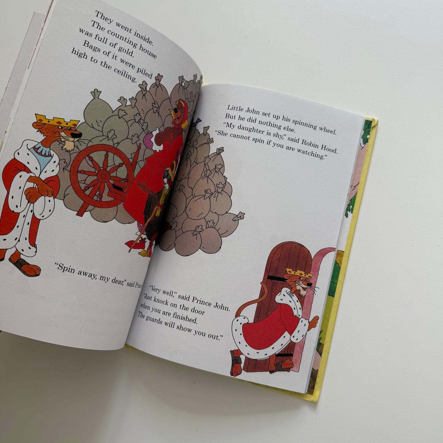 Vintage 1979 Disney Robin Hood book