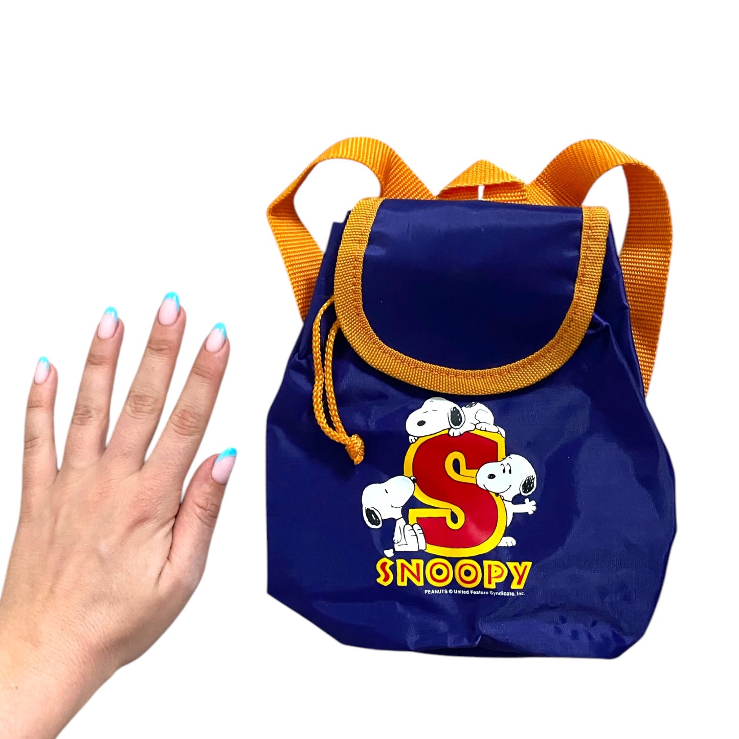 Vintage mini toddler snoopy rucksack