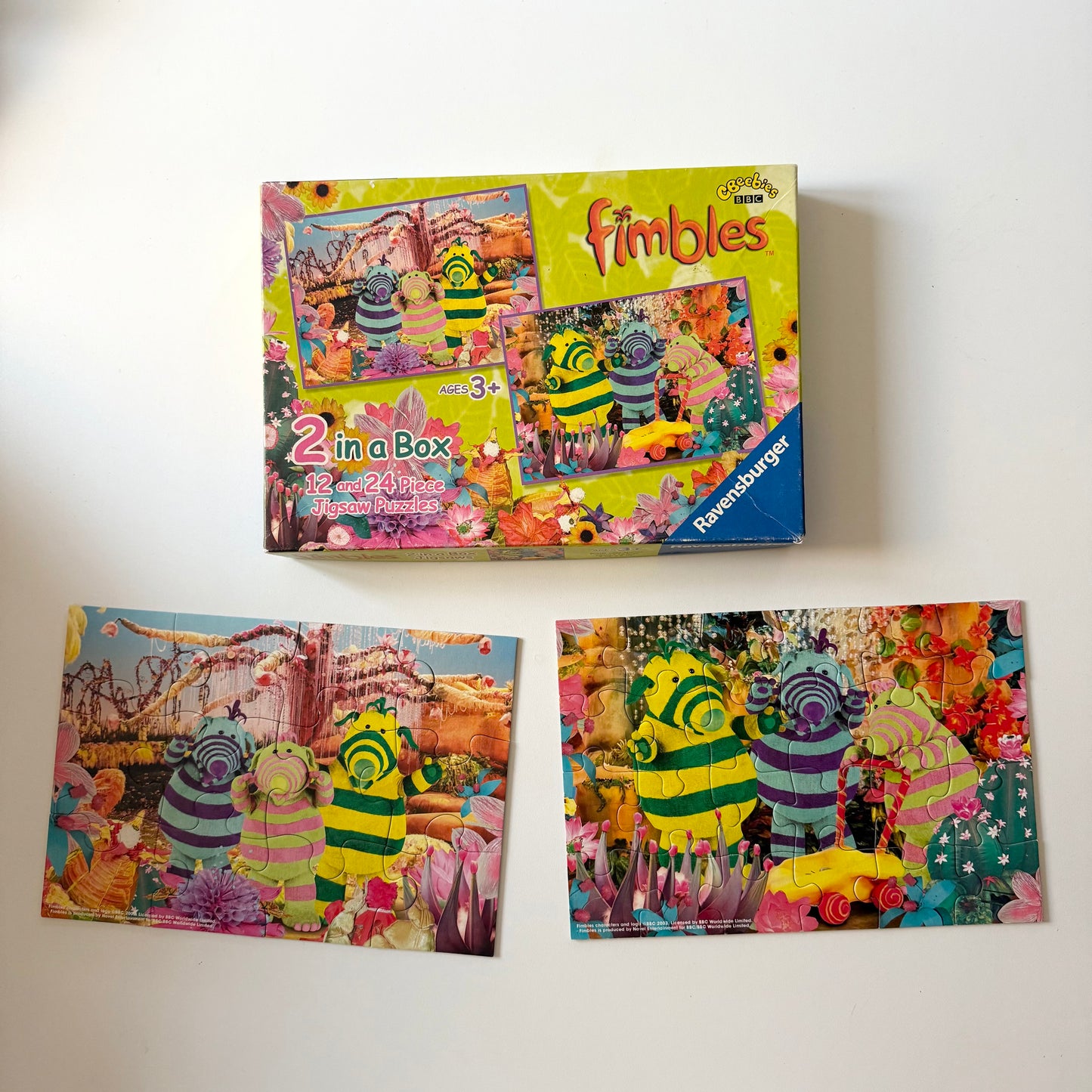 CBeebies fimbles 2002 puzzles. Set of two