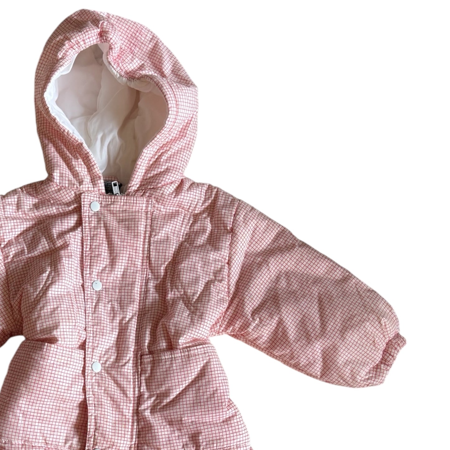 Vintage Selena check print snow suit. Size 18 months.