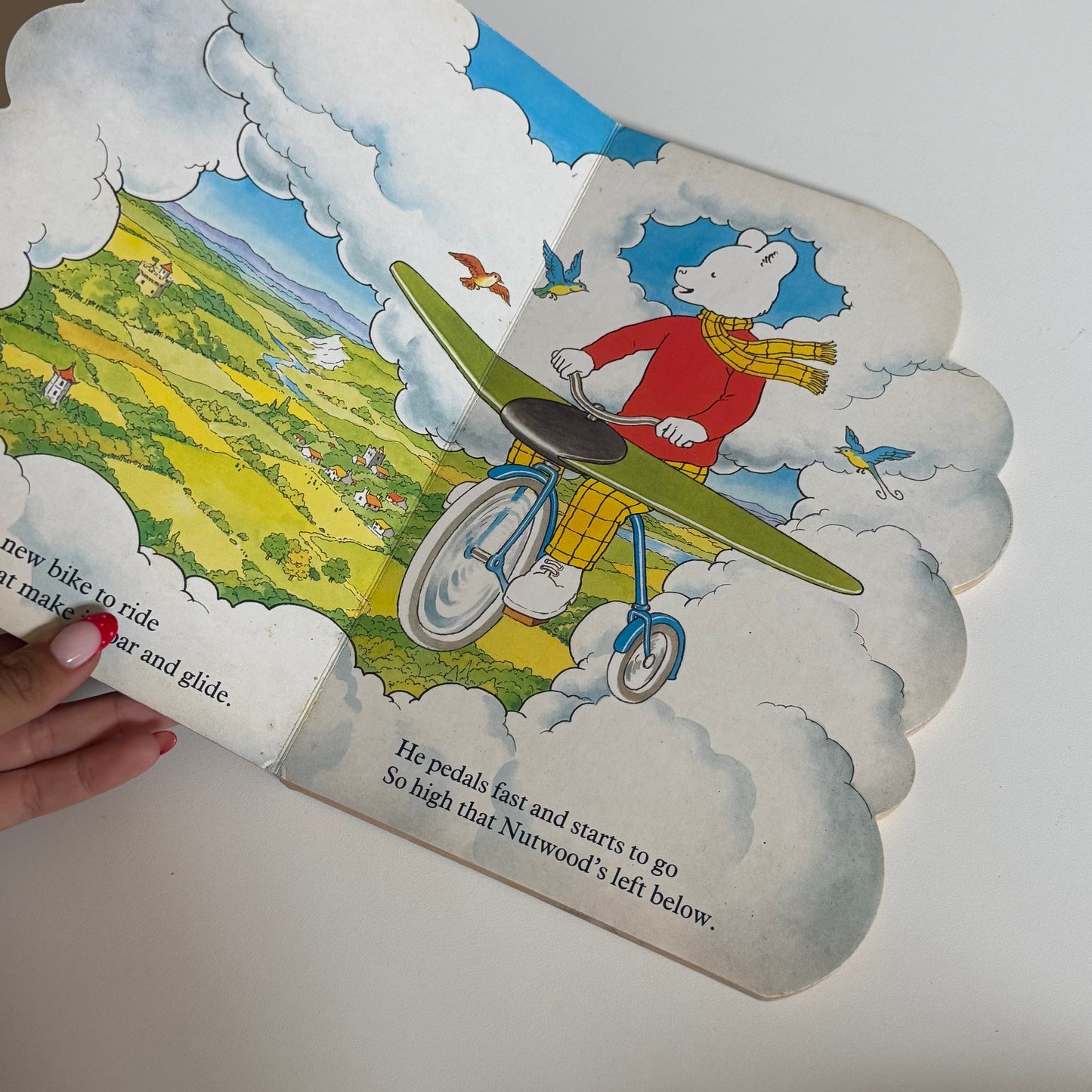 Vintage 1991 Rupert the bear book