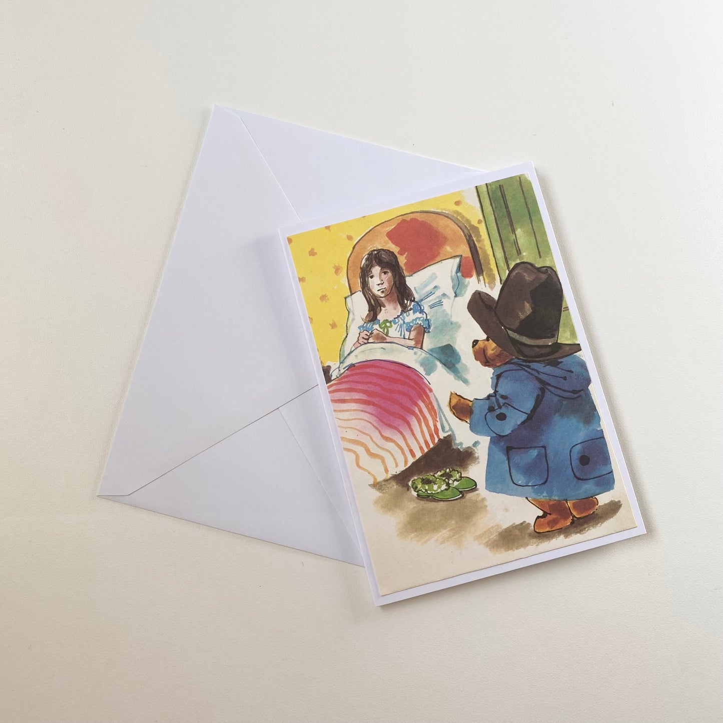 Recycled & homemade vintage card - Paddington