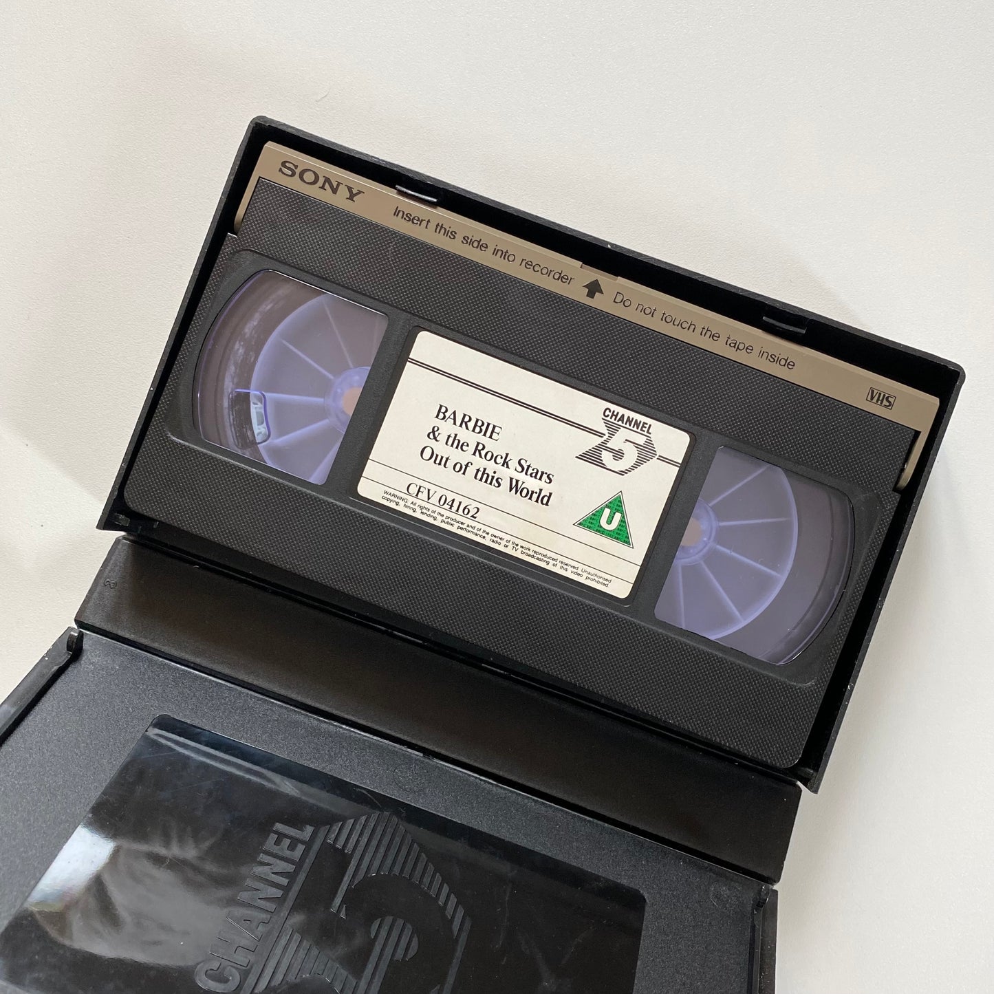 Vintage 1997 Barbie vhs tape