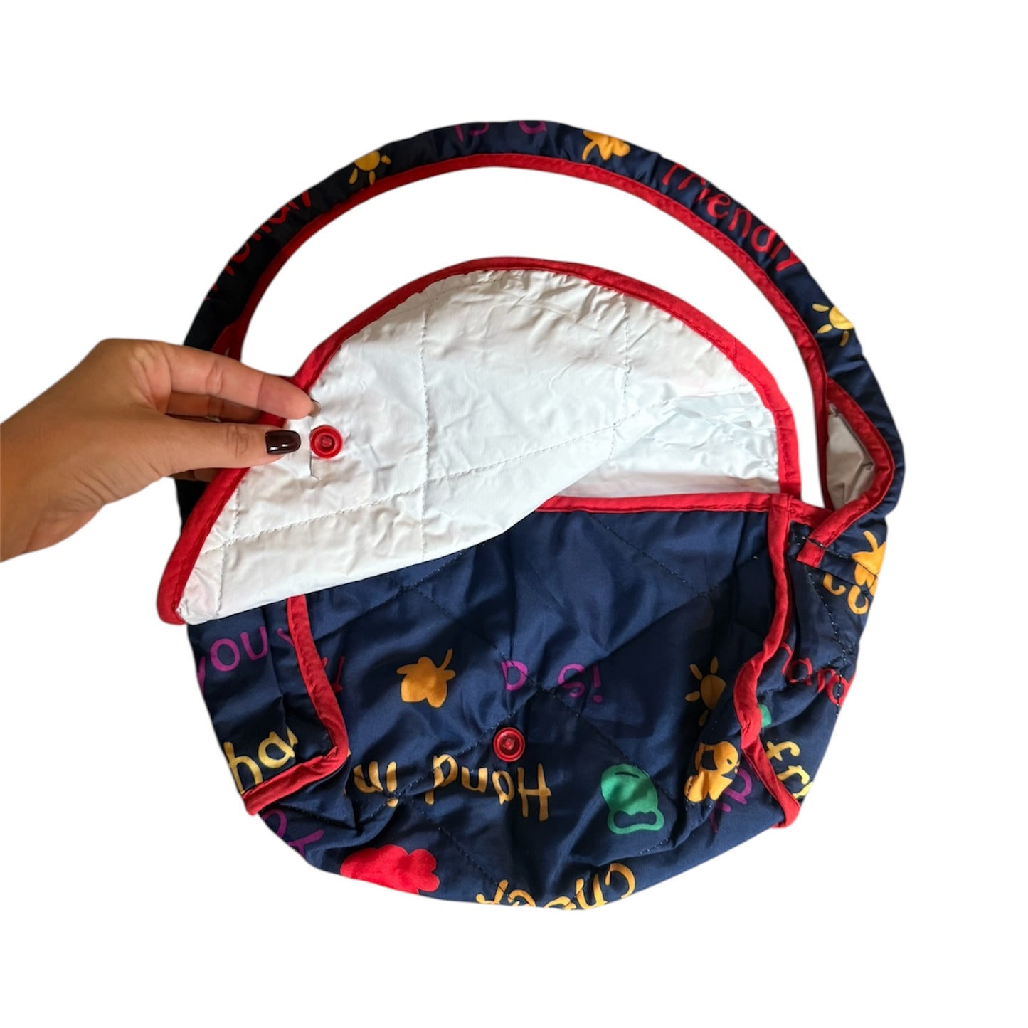 Vintage Winnie the Pooh toy baby bag