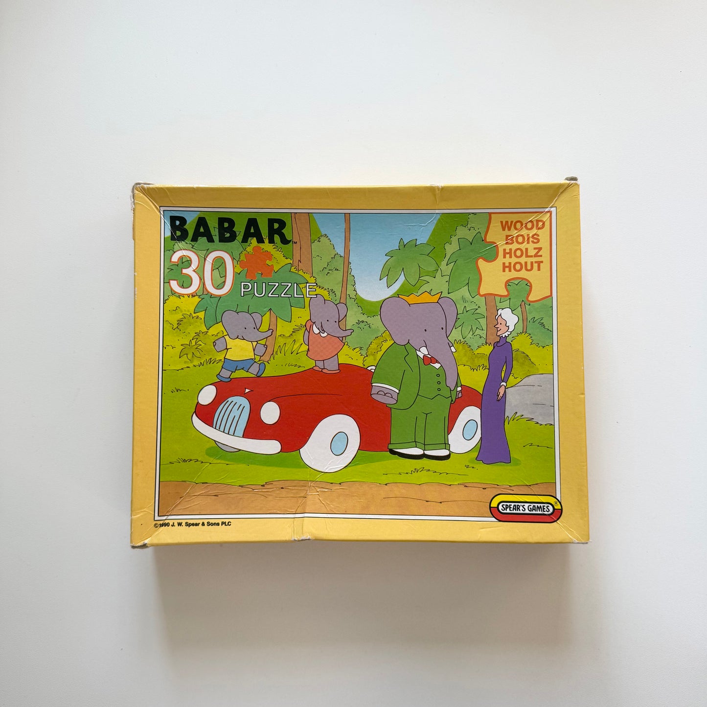 Vintage 1990 Babar puzzle