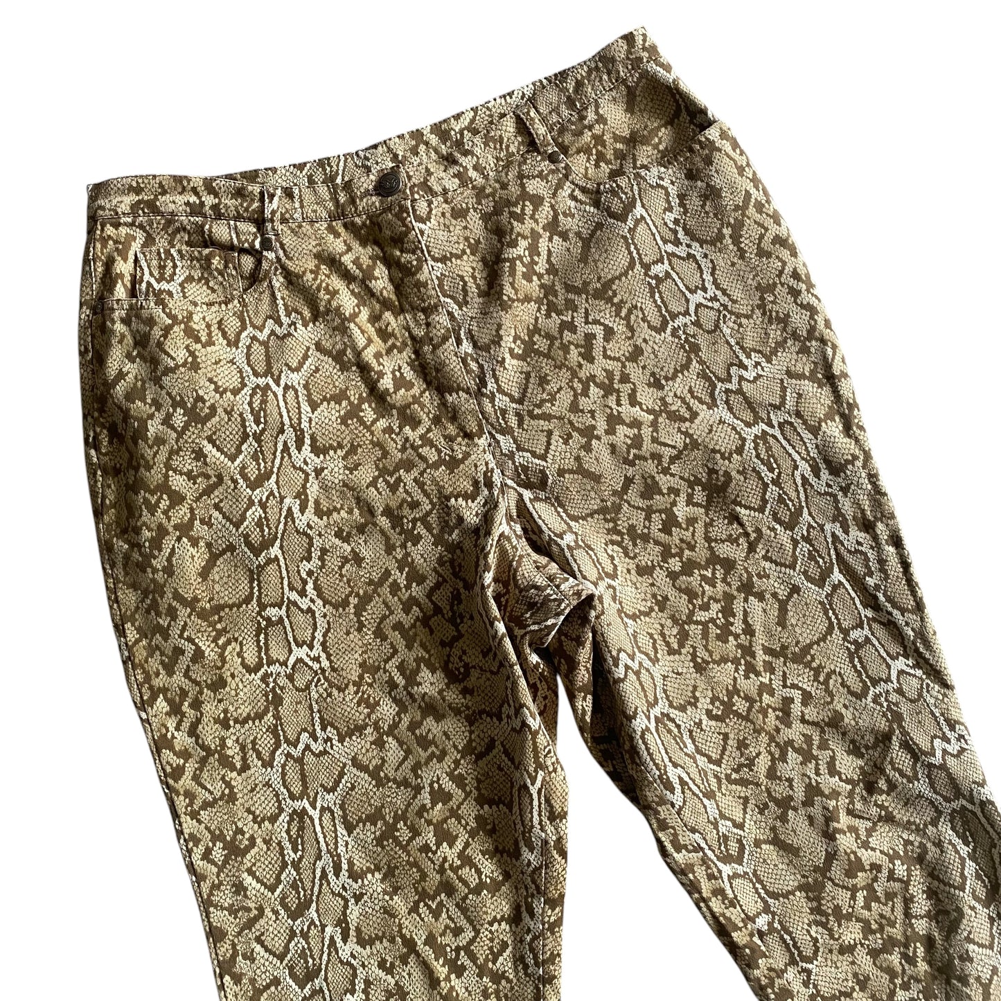 Vintage platinum straight leg trousers. Size 14-16