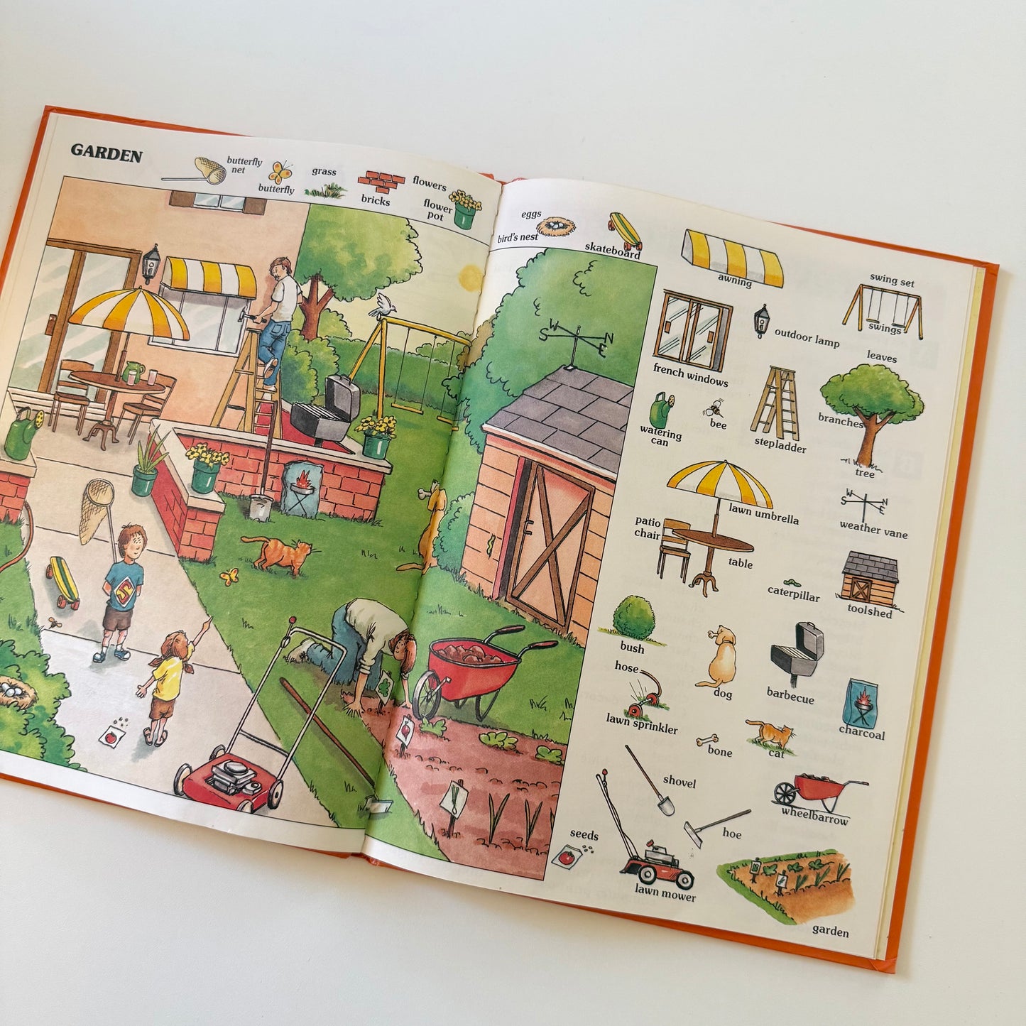 Vintage 1987 around the house a4 book