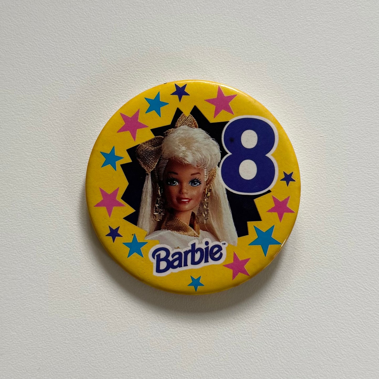 Vintage 1993 barbie birthday badge