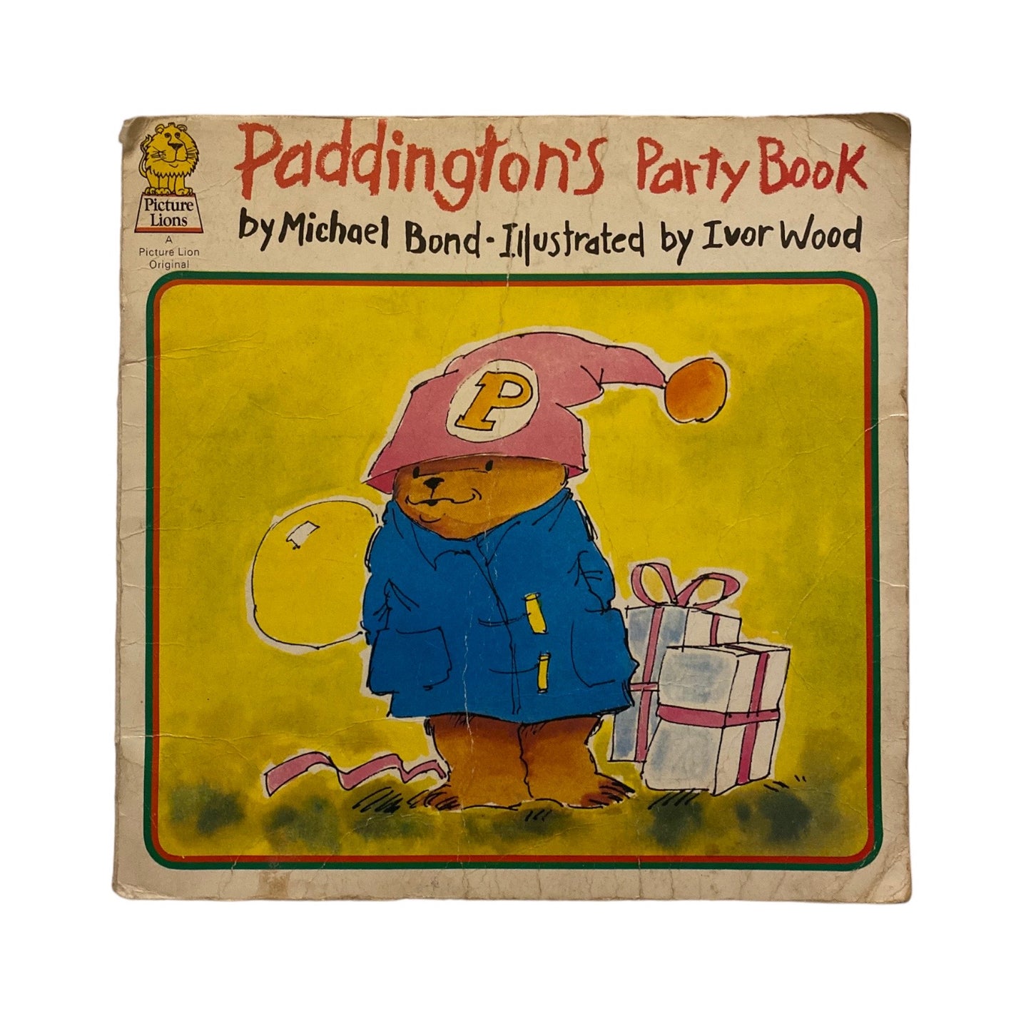 Vintage 1976 paddingtons party book paperback