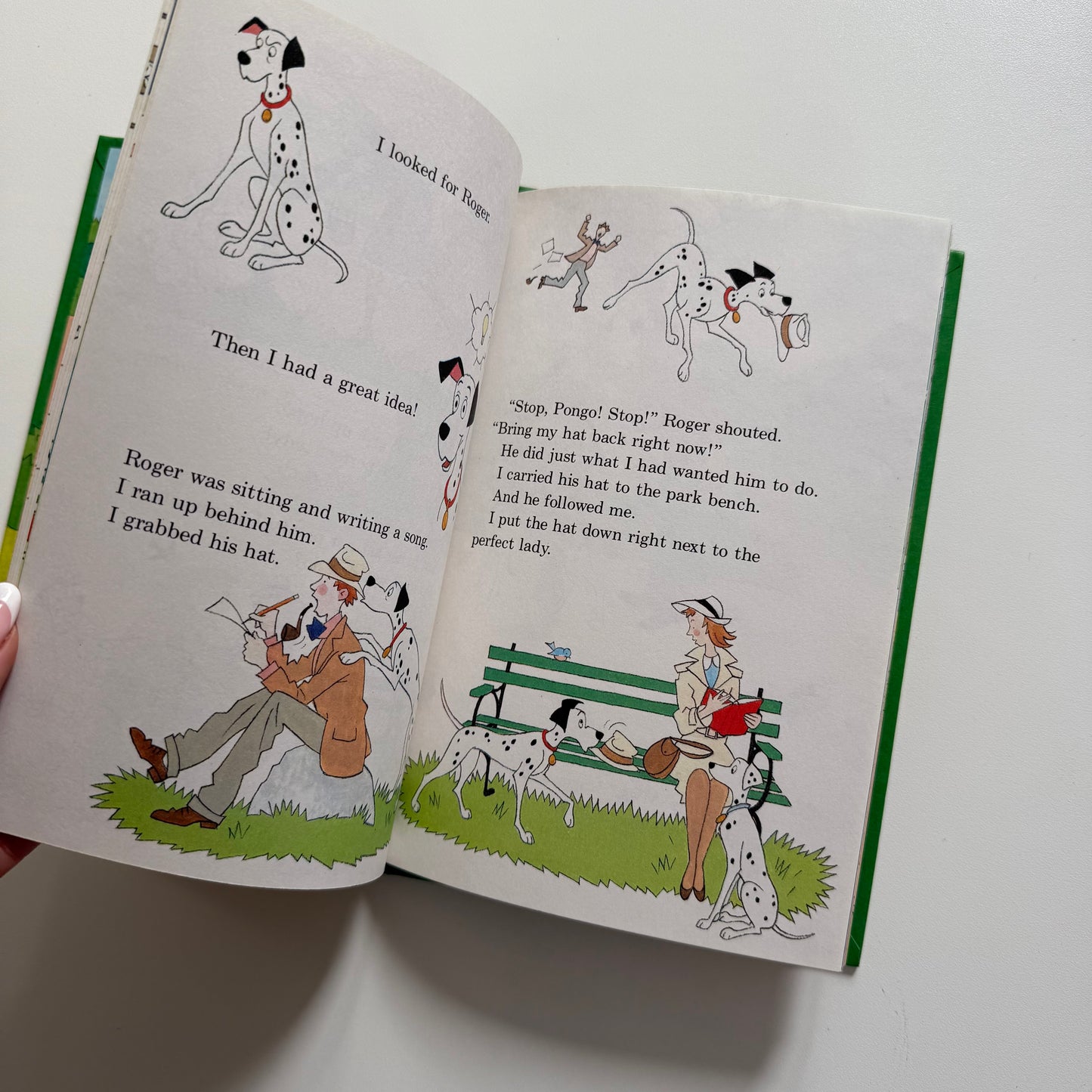 Vintage 1980s Disney dalmation book
