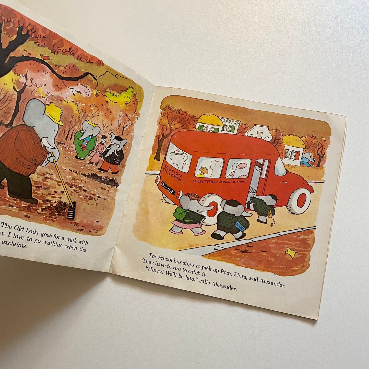 Vintage 1973 babar paperback book. As shown