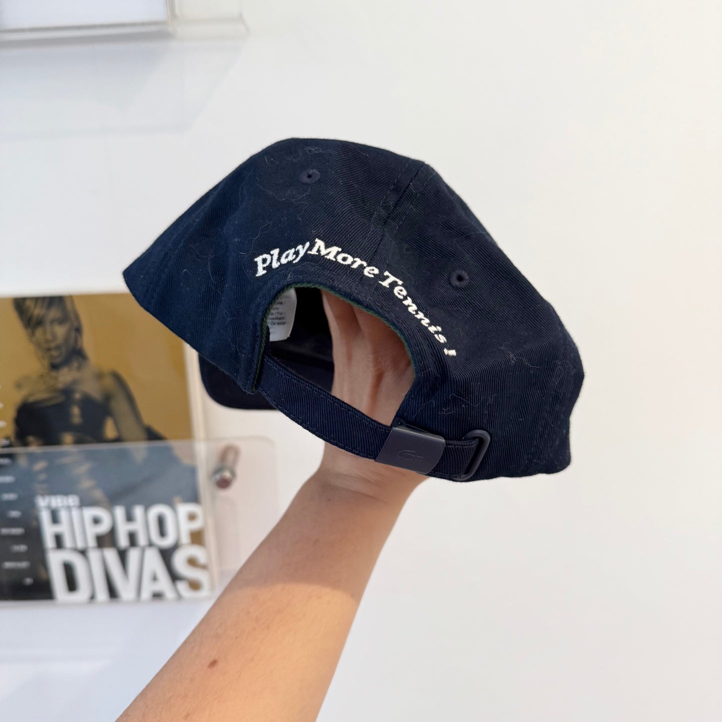 Sporty & rich lacoste navy blue cap